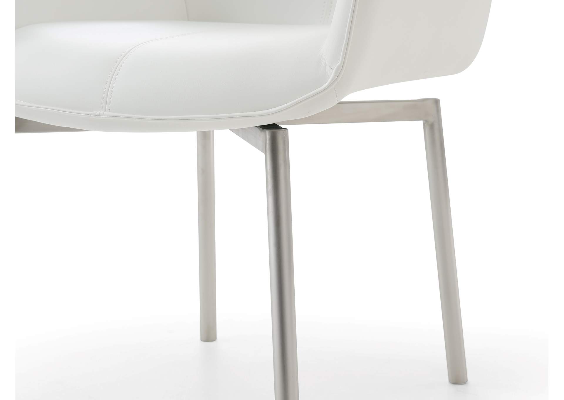 1218 Swivel Dining Chair White SET image 10