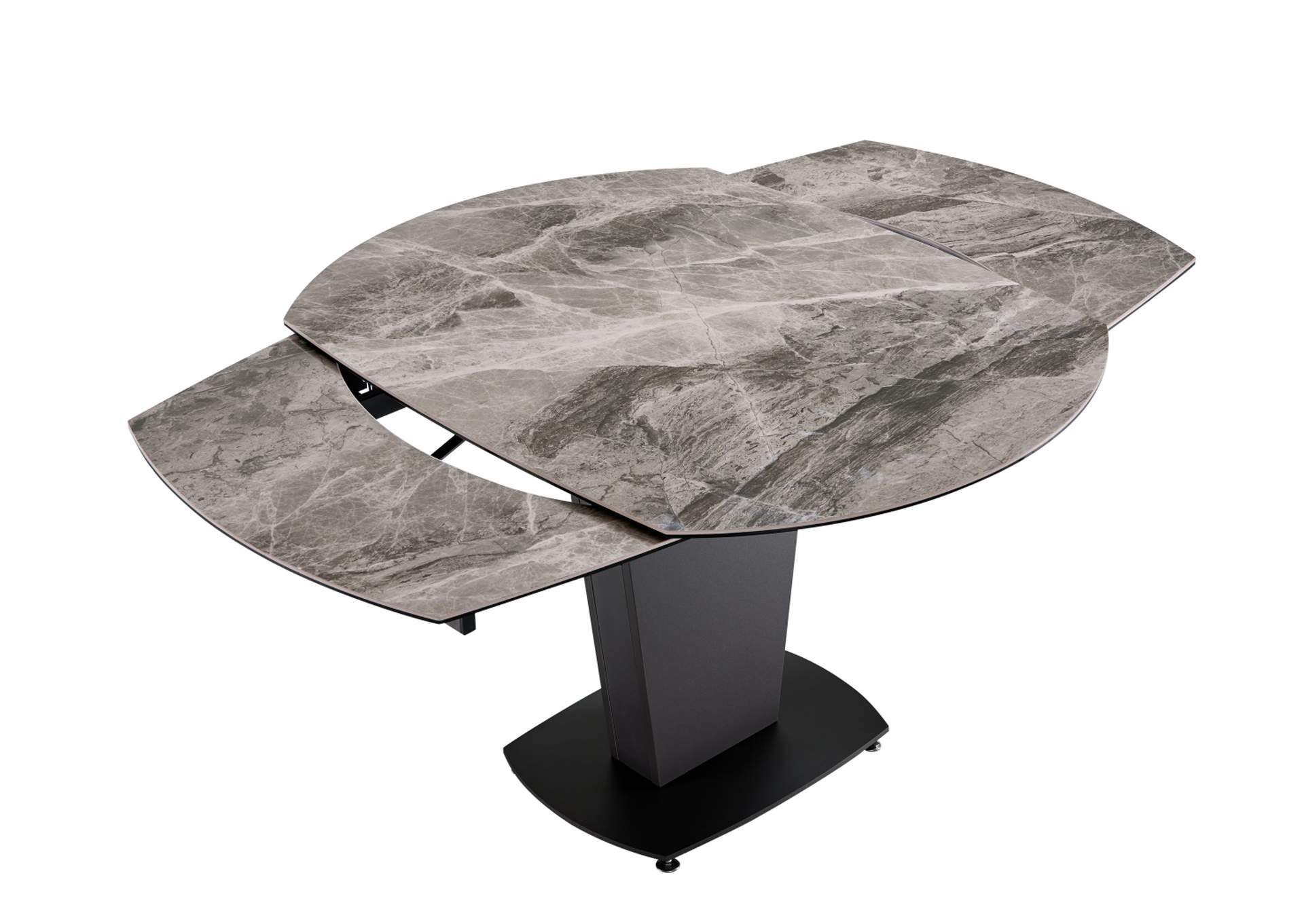 2417 Marble Table Grey Taupe with 3405 Chairs Beige SET image 8
