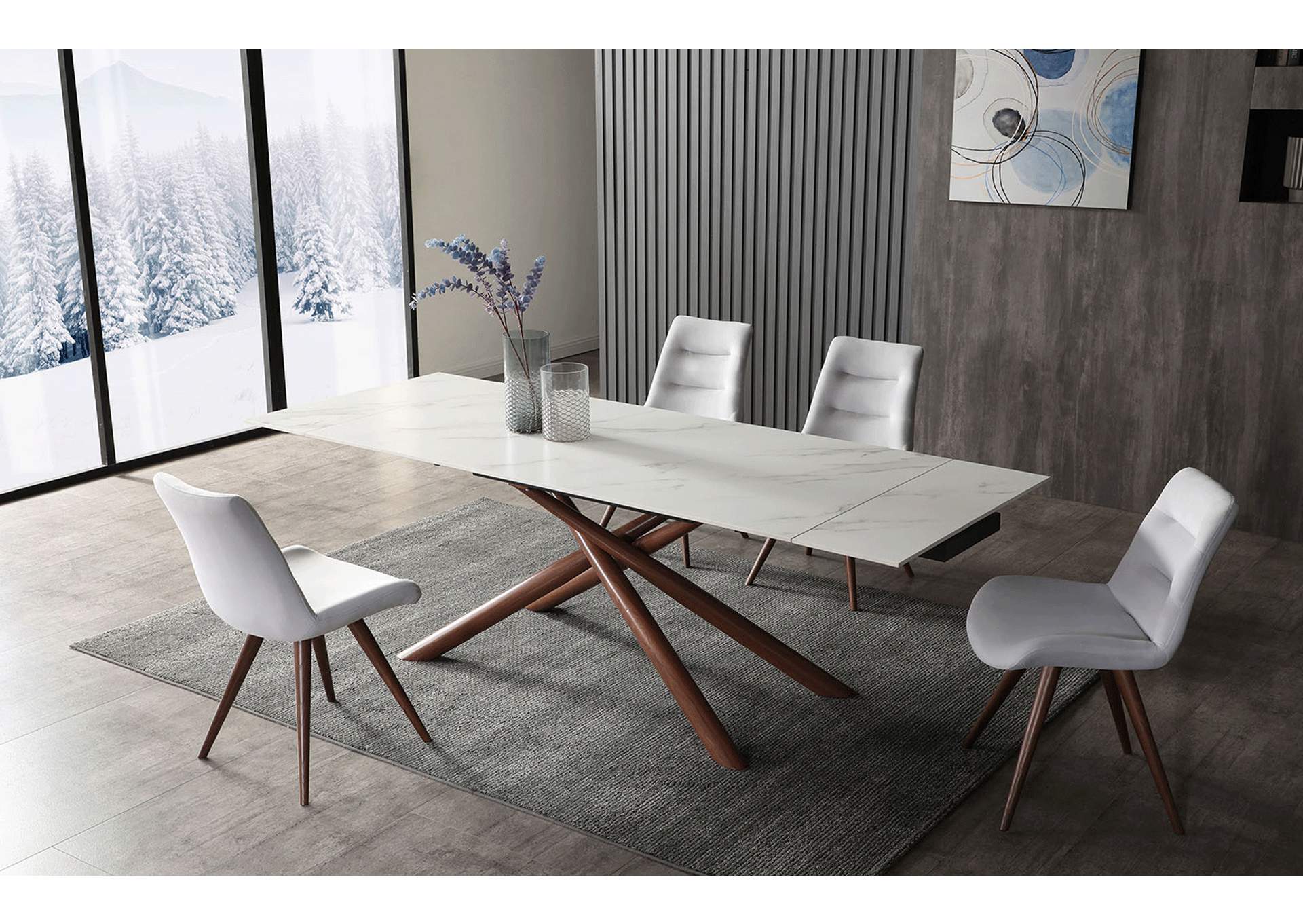 9063 Dining Table with 1313 Chairs SET image 1