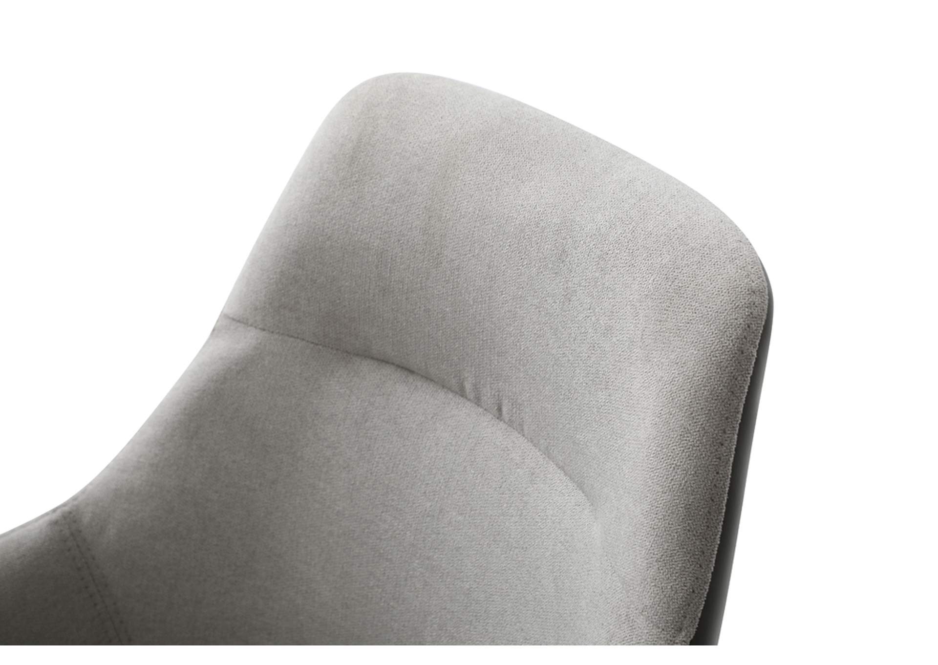 9087 Table Dark Grey with 1254 Chairs SET image 6