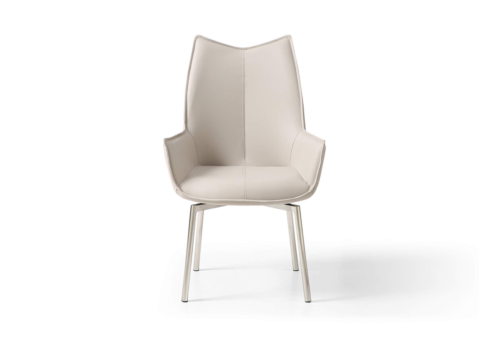 9188 Table with 1218 Swivel Grey Taupe Chairs SET image 13