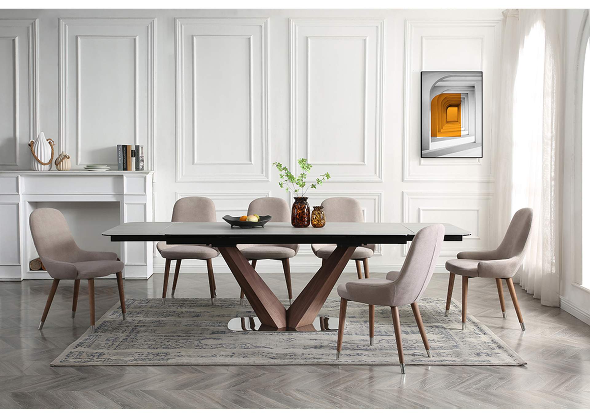 9188 Table with 1287 Chairs SET image 1