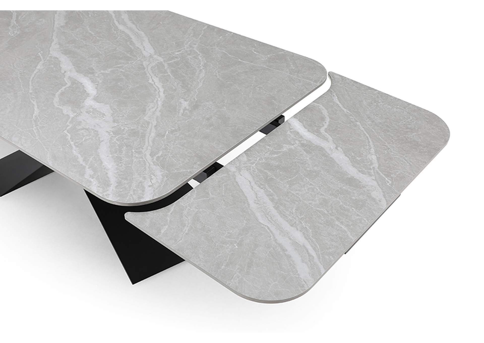 9422 Table with 1218 Swivel Dark Grey Chairs SET image 9