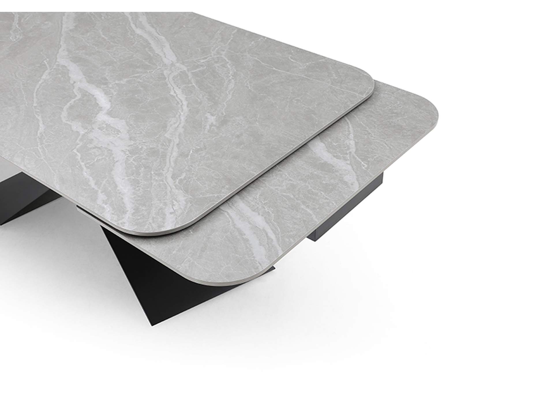 9422 Table with 1218 Swivel Dark Grey Chairs SET image 10