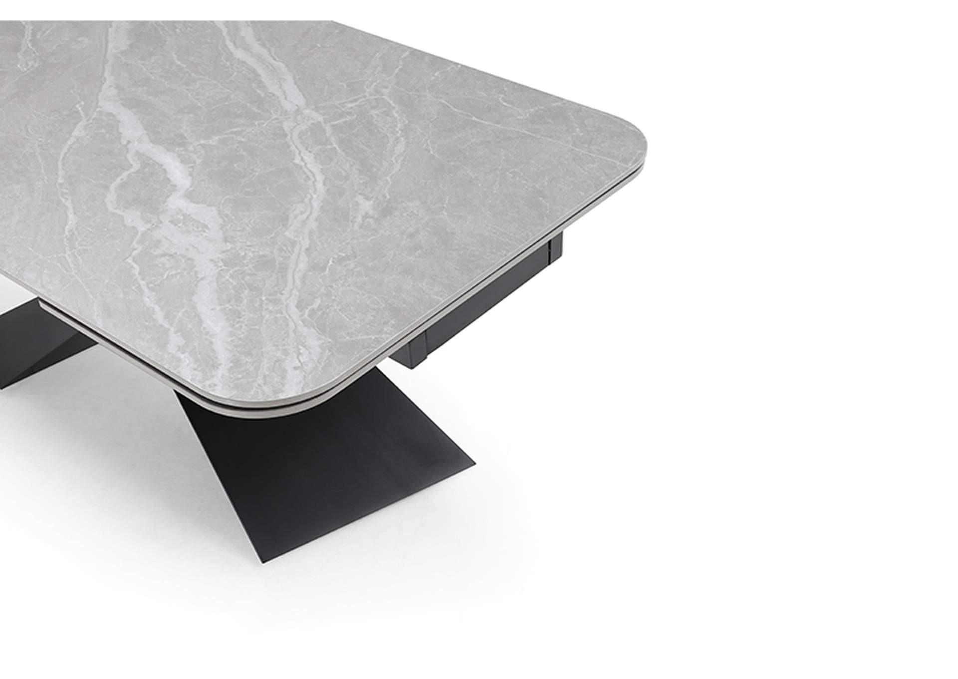 9422 Table with 1218 Swivel Dark Grey Chairs SET image 11