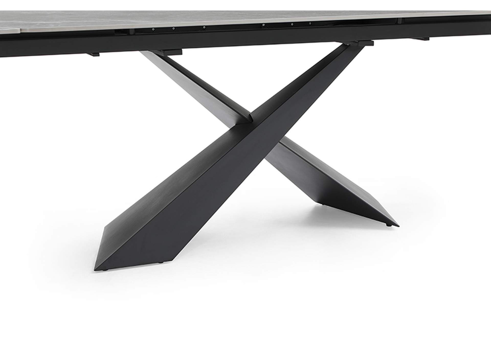 9422 Table with 1218 Swivel Dark Grey Chairs SET image 12