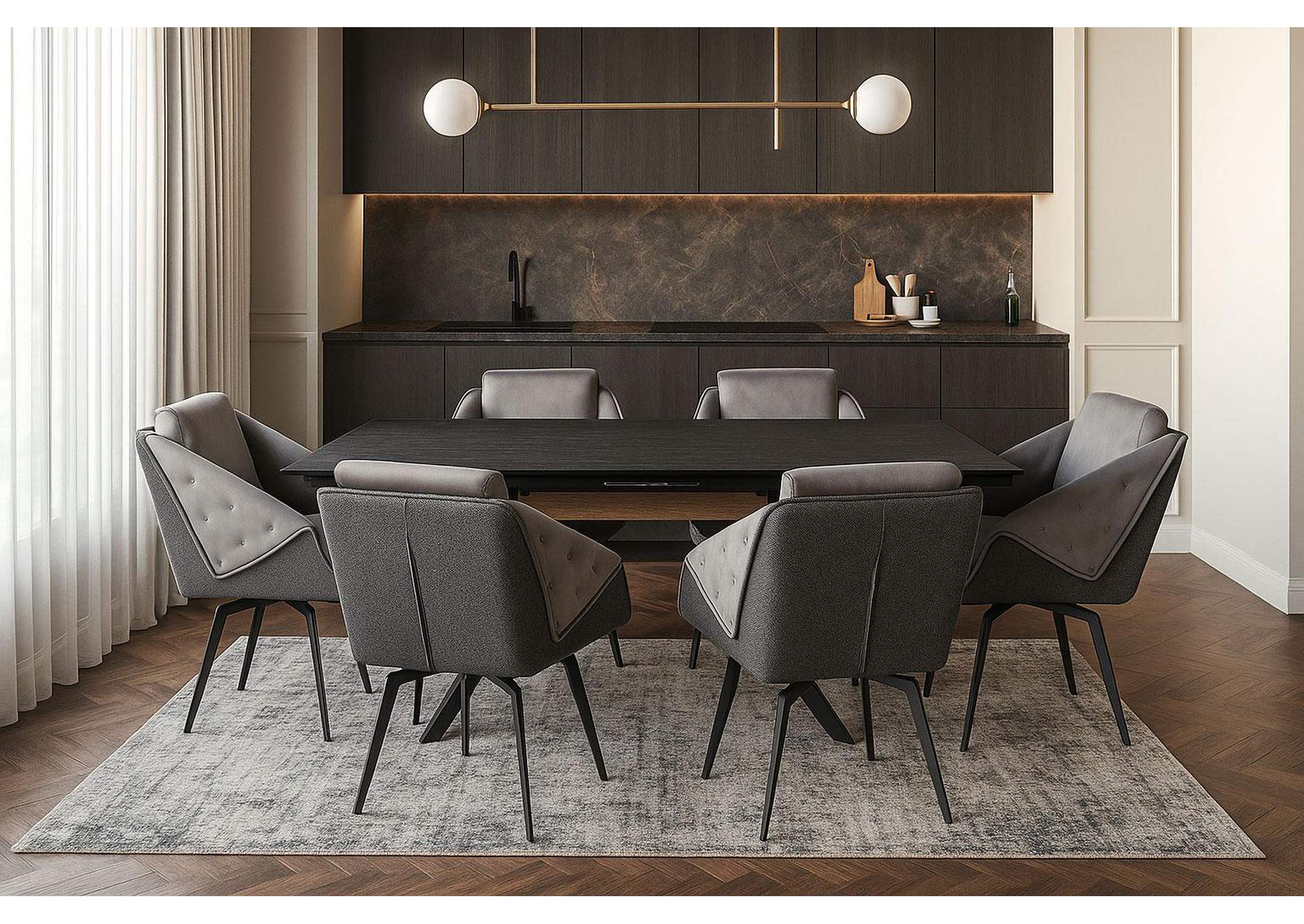 Aurora Onyx Dining set image 1