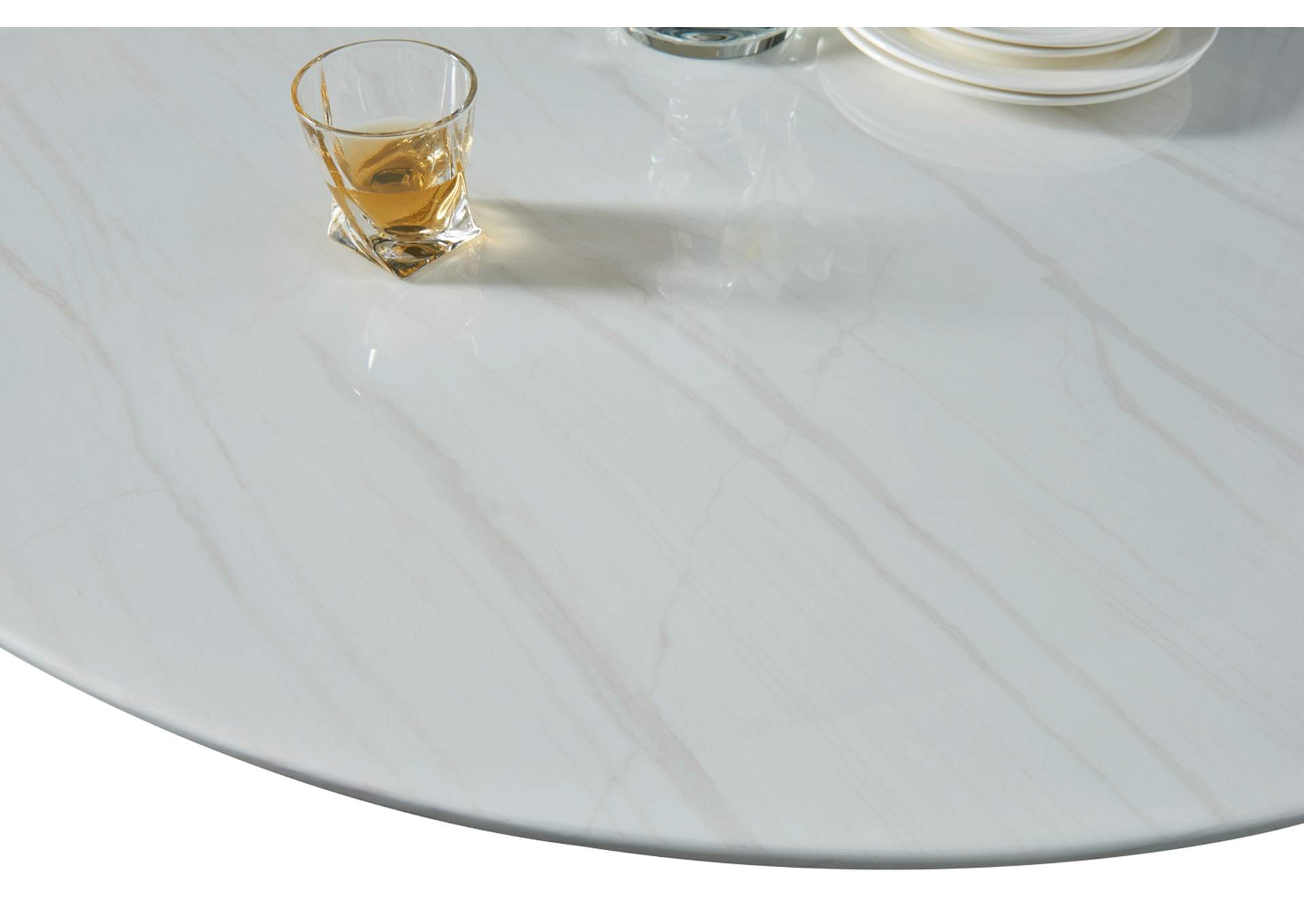 102 Marble Dining Table with 196 Chair SET image 4