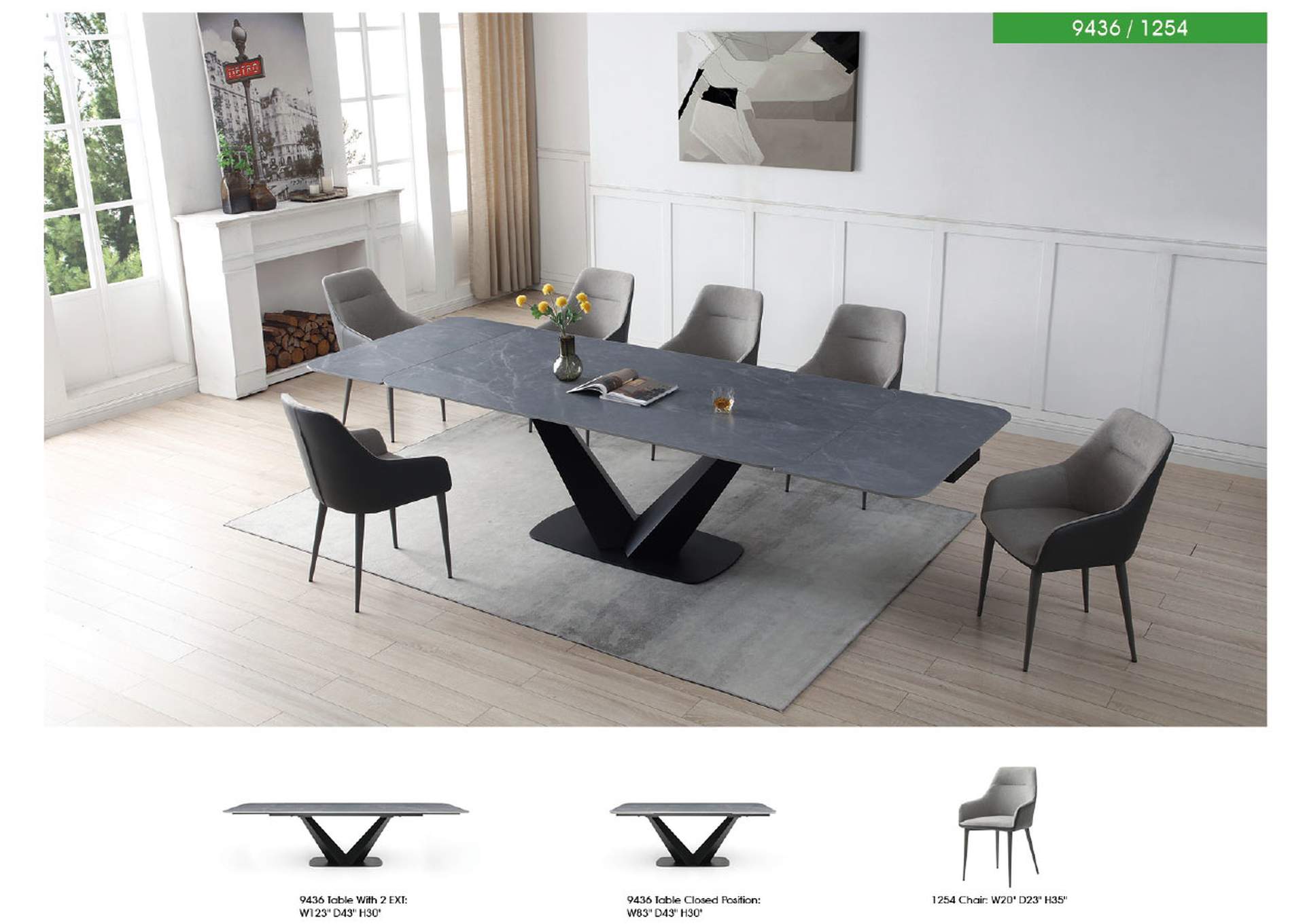 9436 Dining Table SET image 4