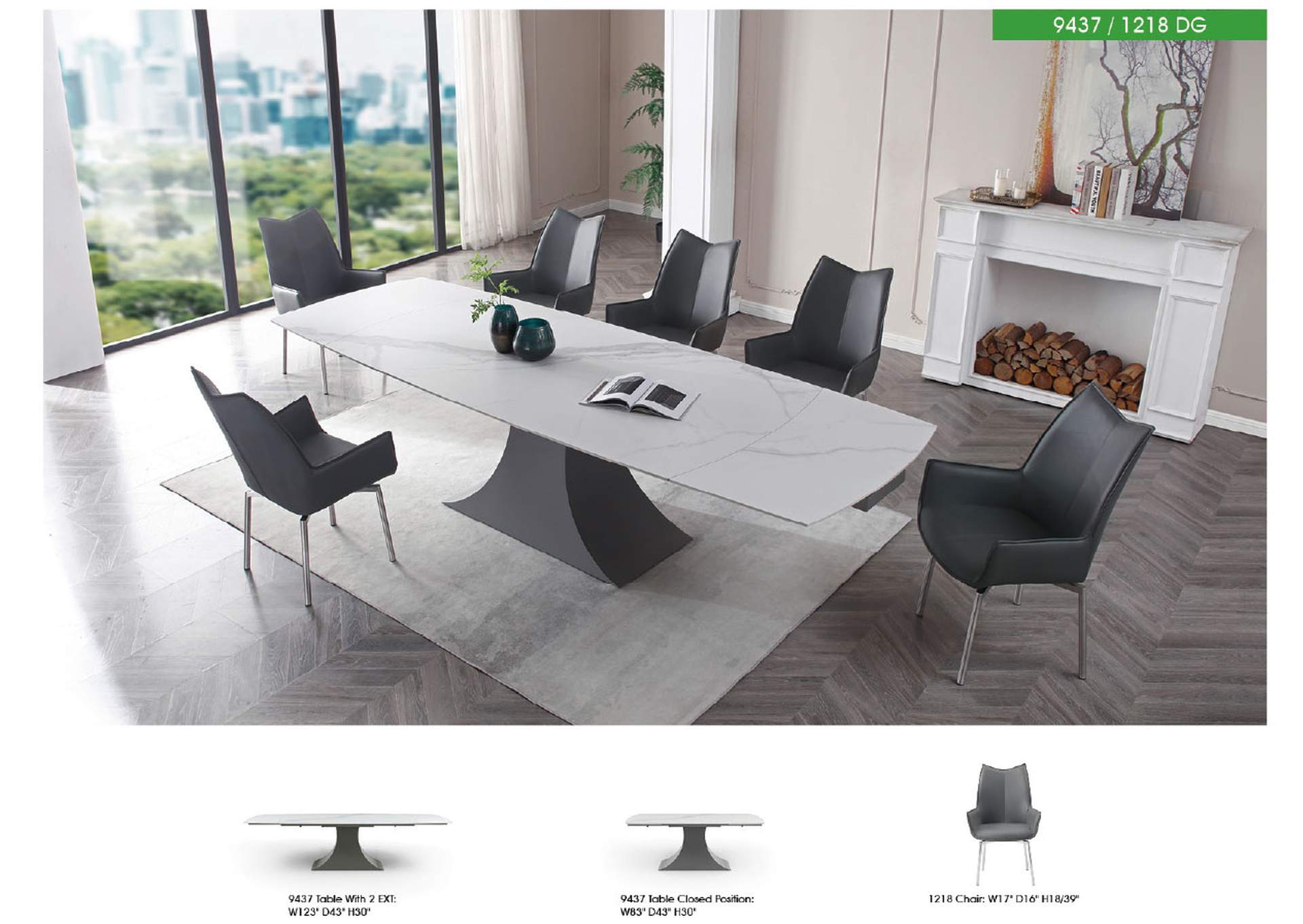 9437 Dining Table SET image 3