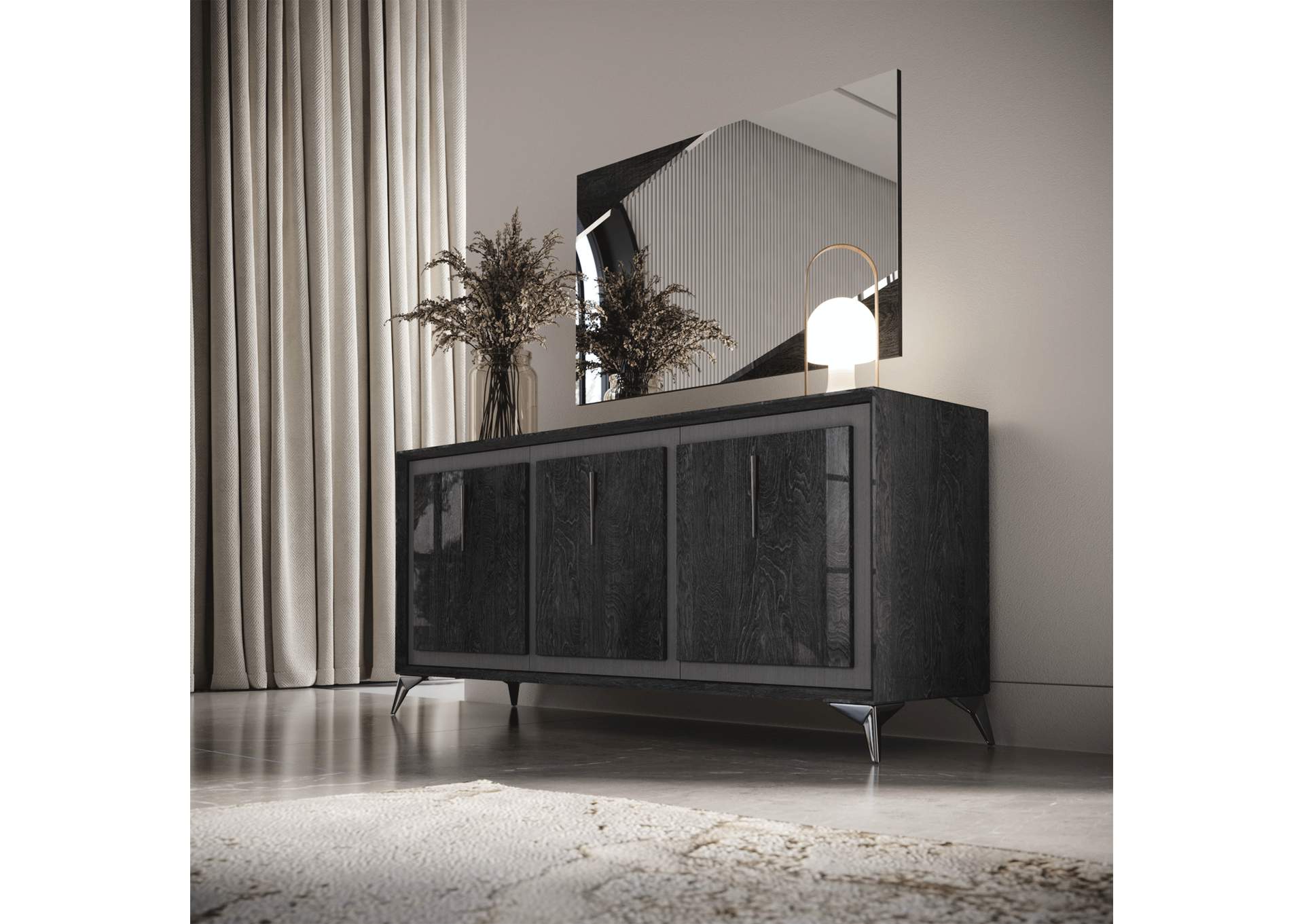 Krystal Dining Room - Aris Table SET image 3