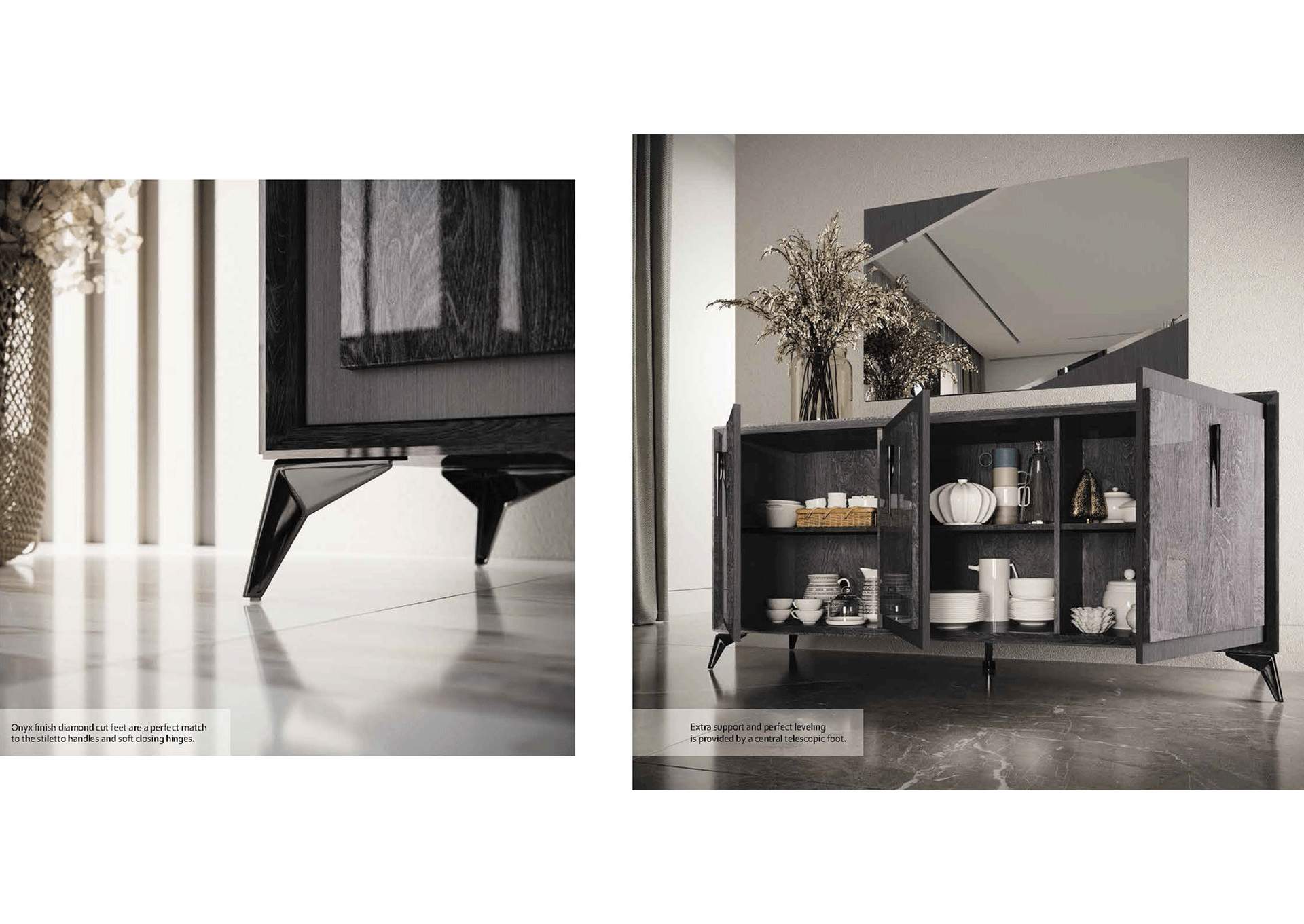 Krystal Dining Room - Aris Table SET image 5