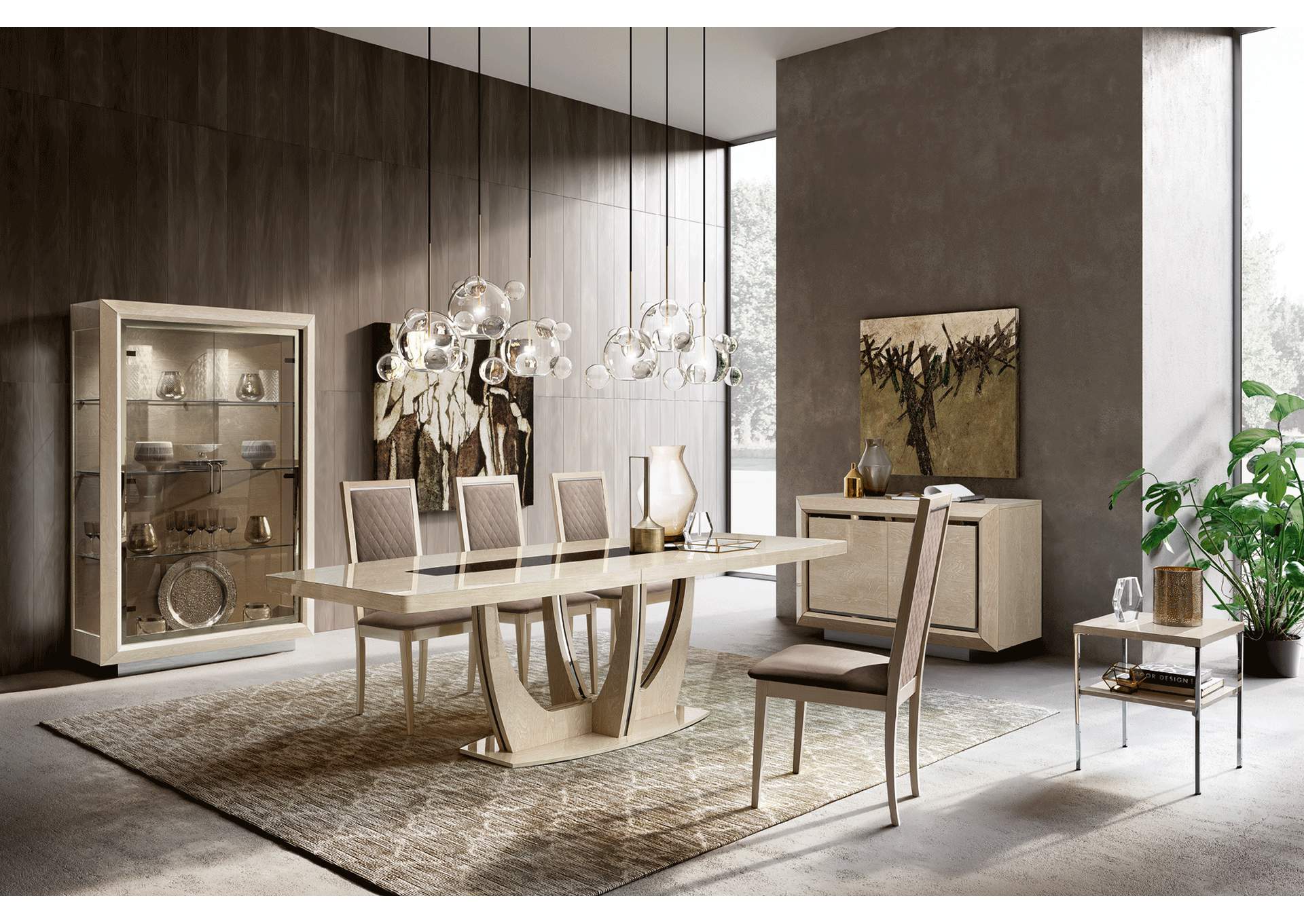 Elite 2 Door Buffet Ivory SET image 4