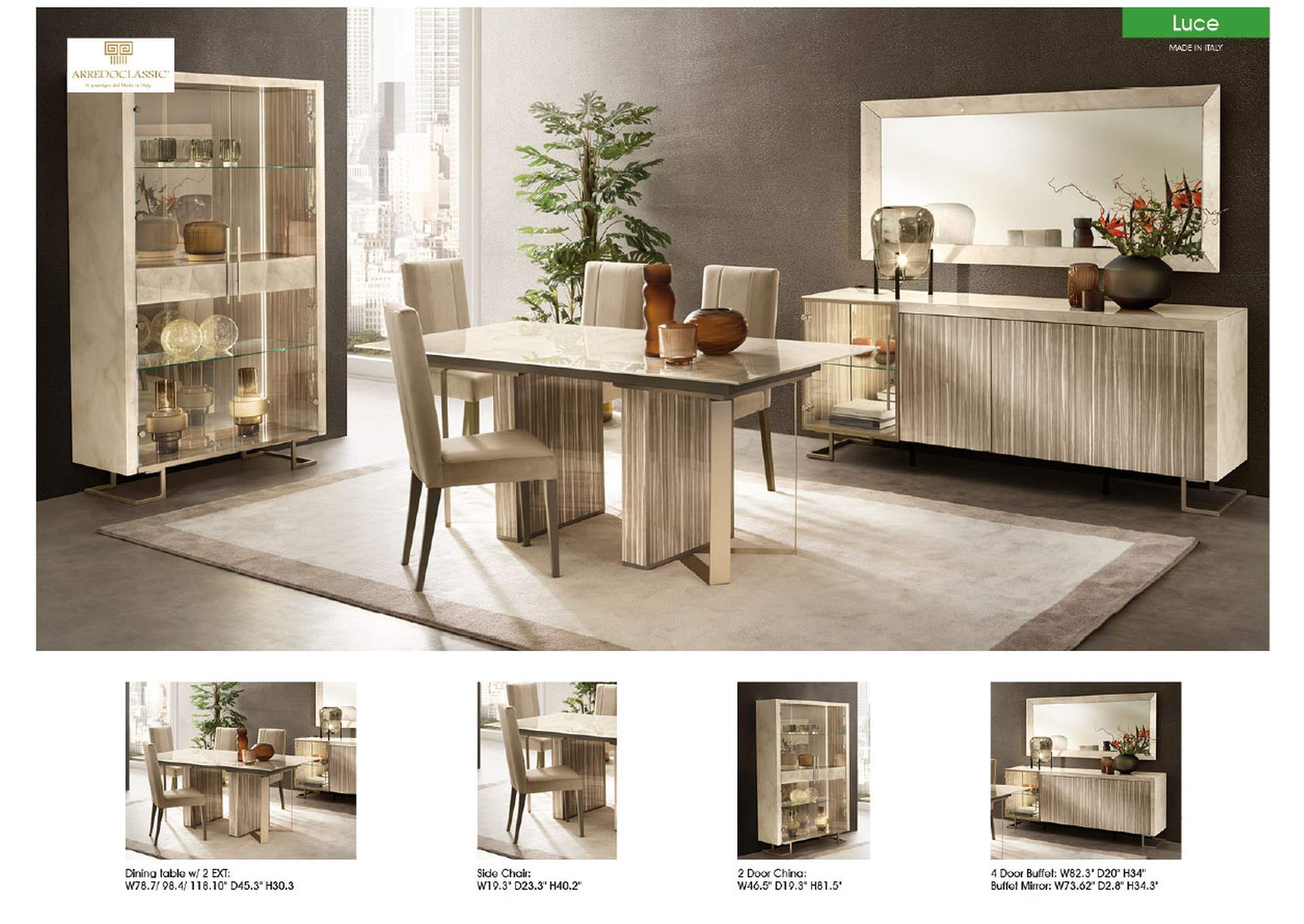 Luce Dining Room SET image 3