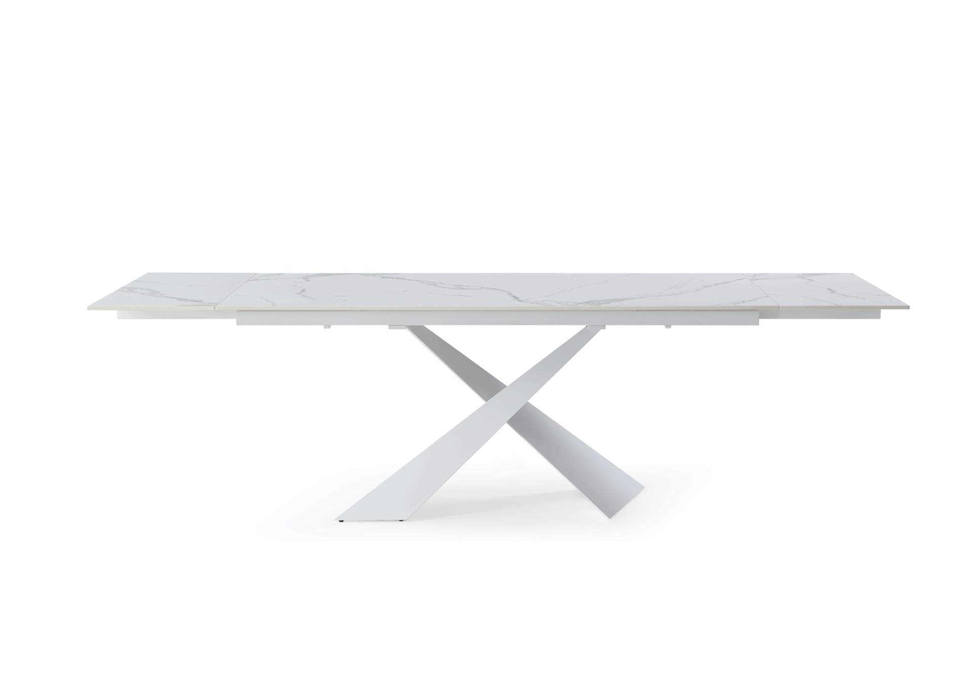 9113 Dinning Table White W - Extended SET image 3