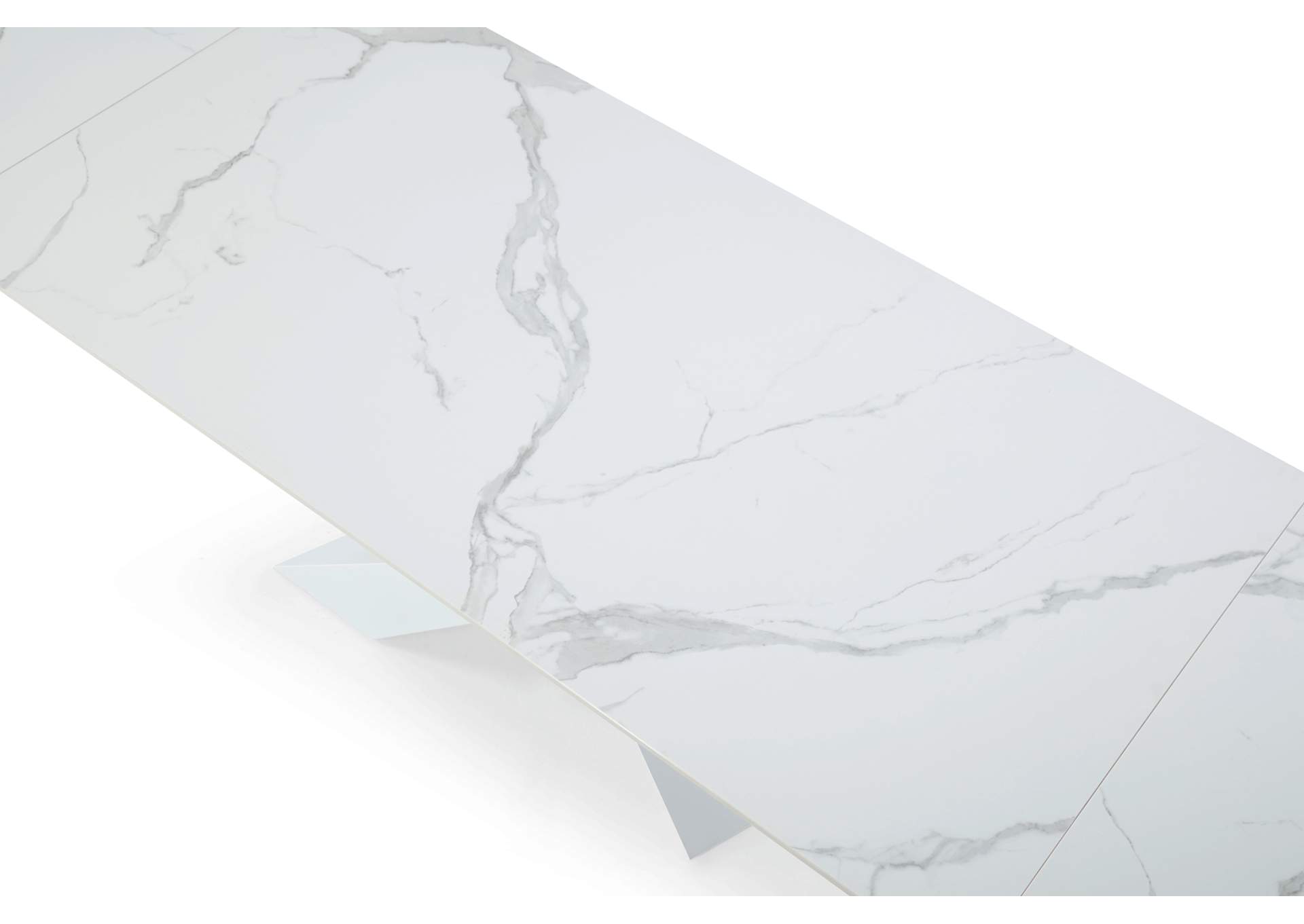 9113 Dinning Table White W - Extended SET image 11