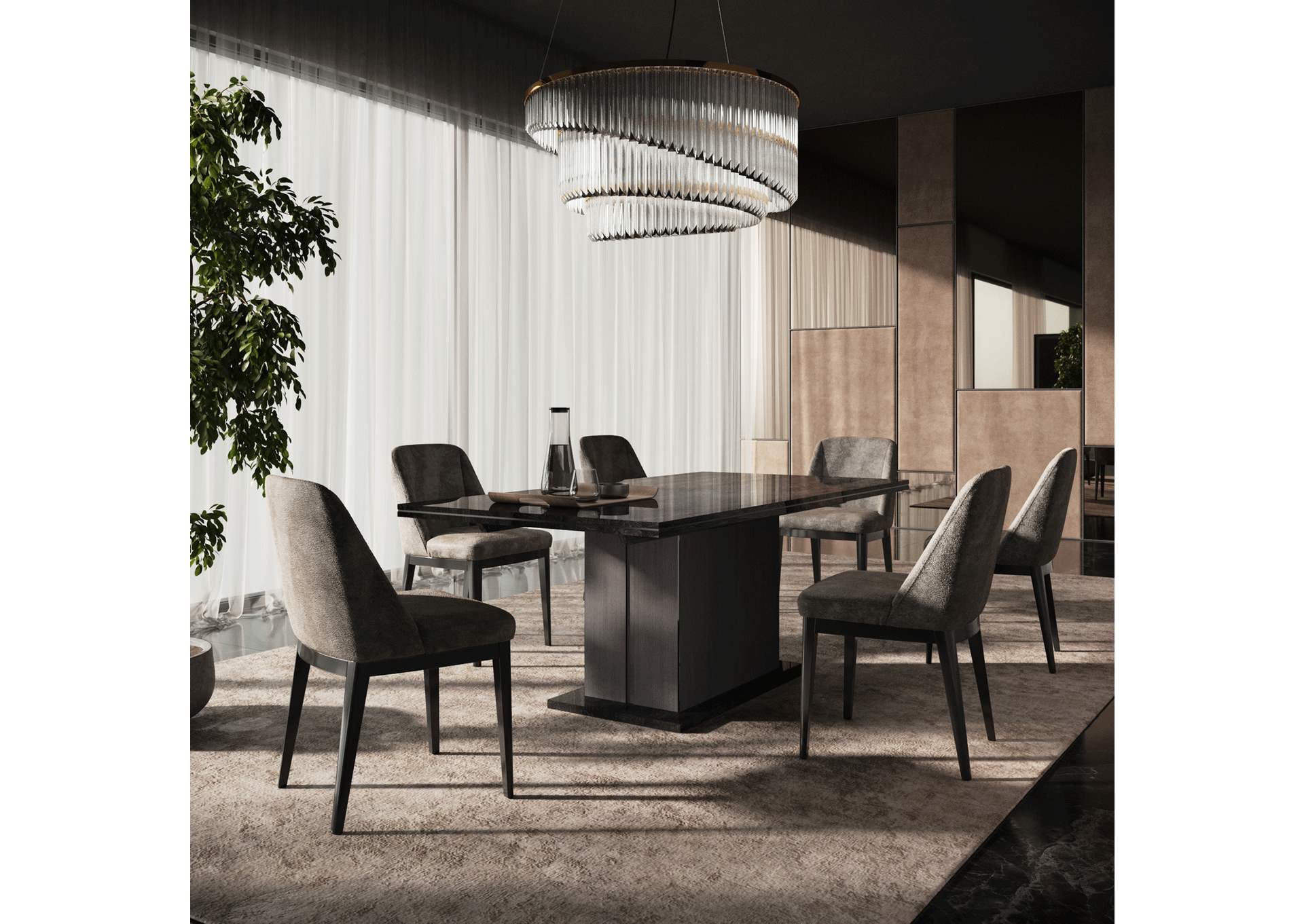 Krystal - Aris Dining Table SET image 4