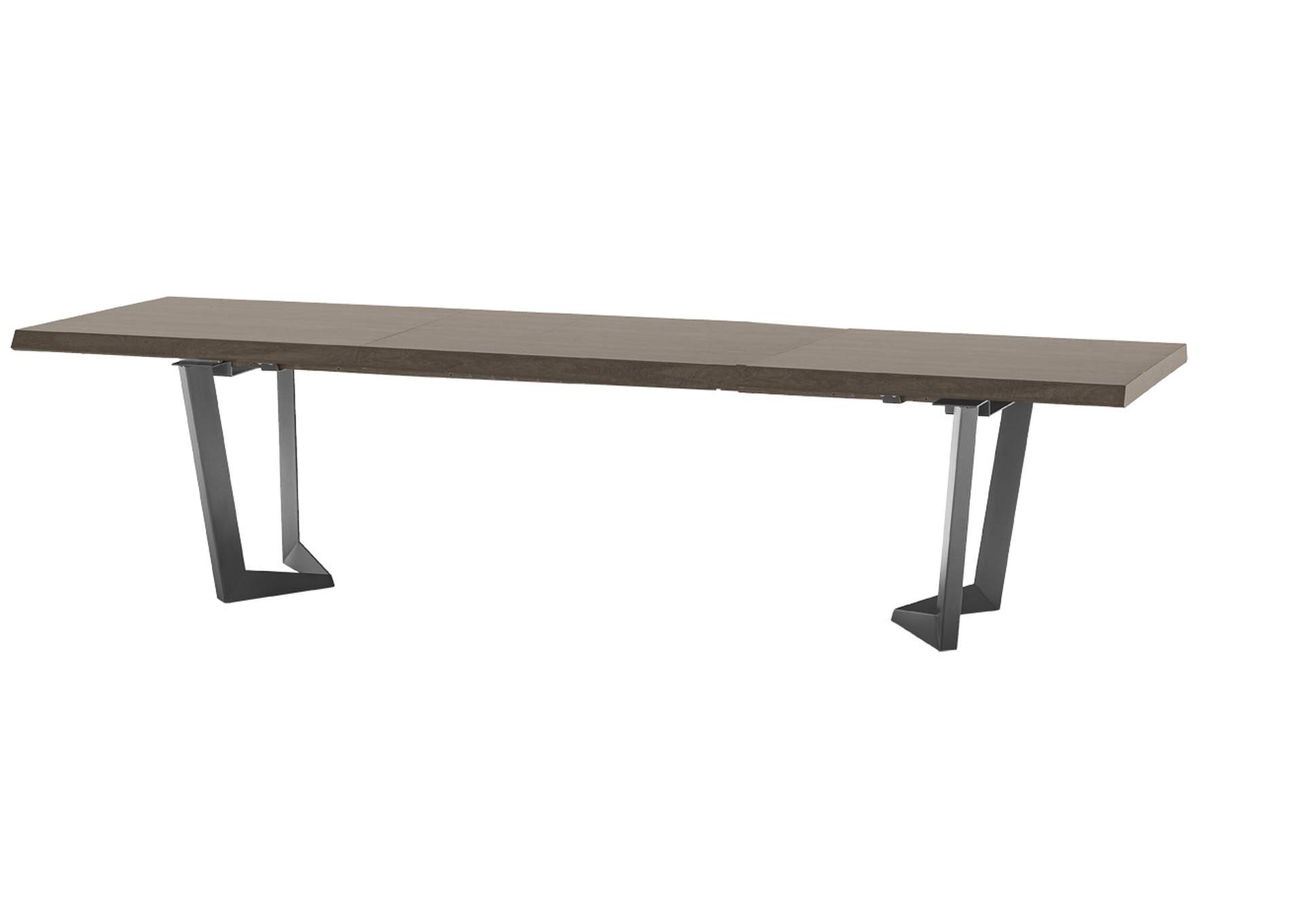 Elite Dining Table Brown Silver Birch SET image 6