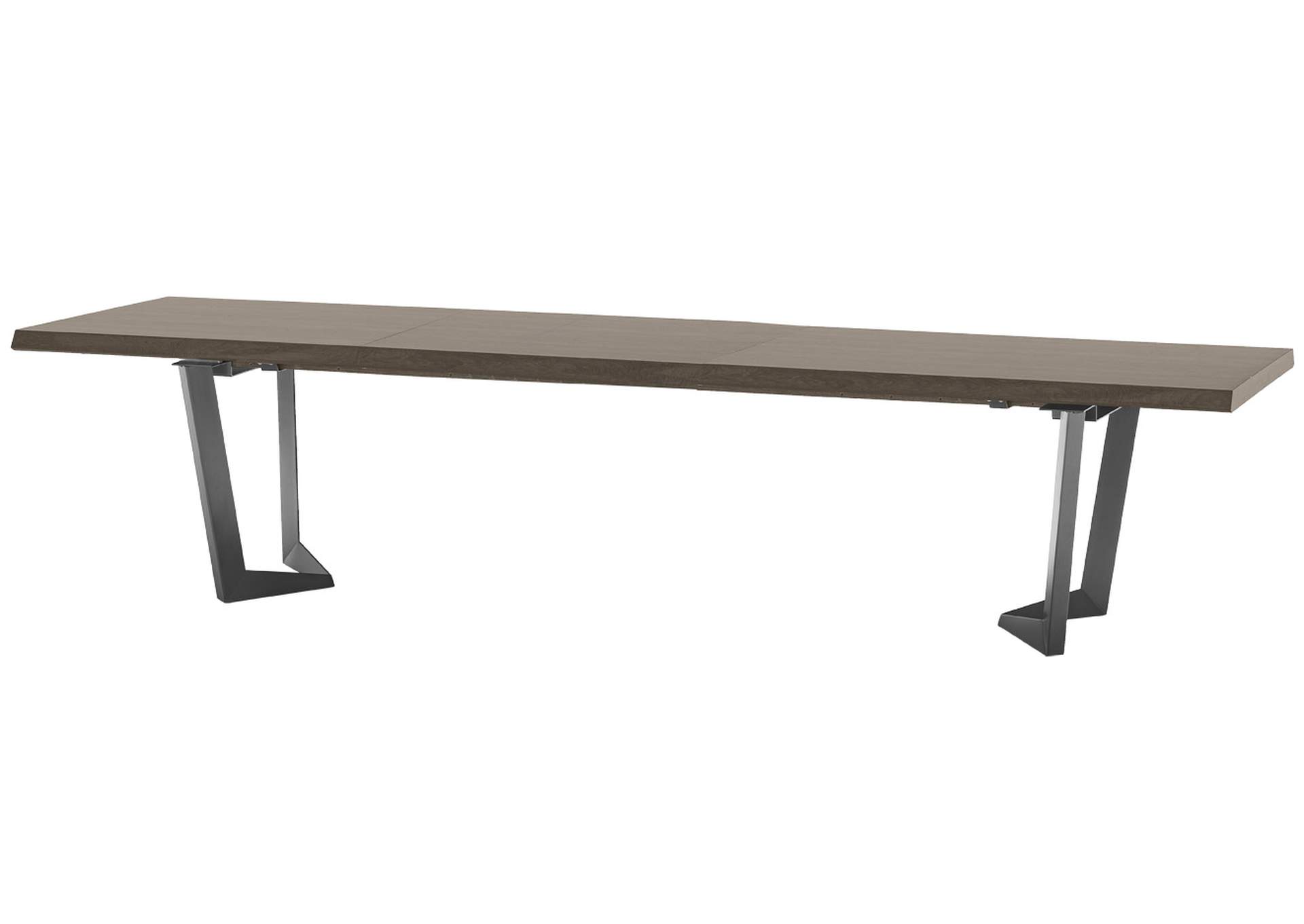 Elite Dining Table Brown Silver Birch SET image 4