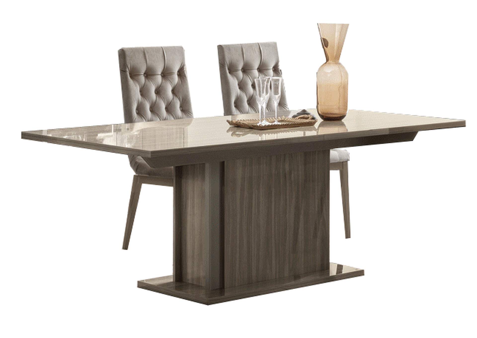 Volare Dining Table Grey with Extended SET image 1
