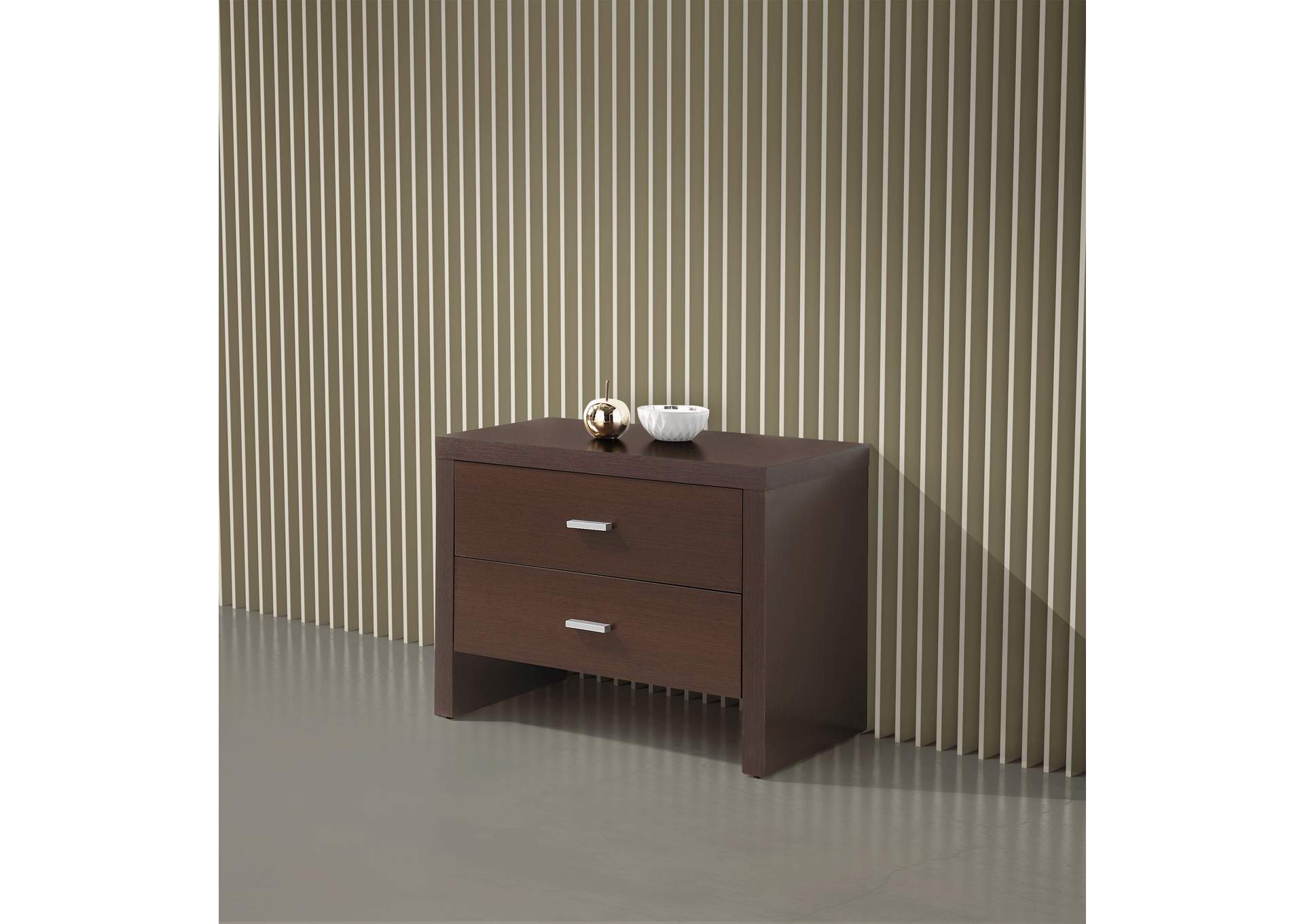 Regina Storage Twin , Full Size Wenge Bedroom SET image 3