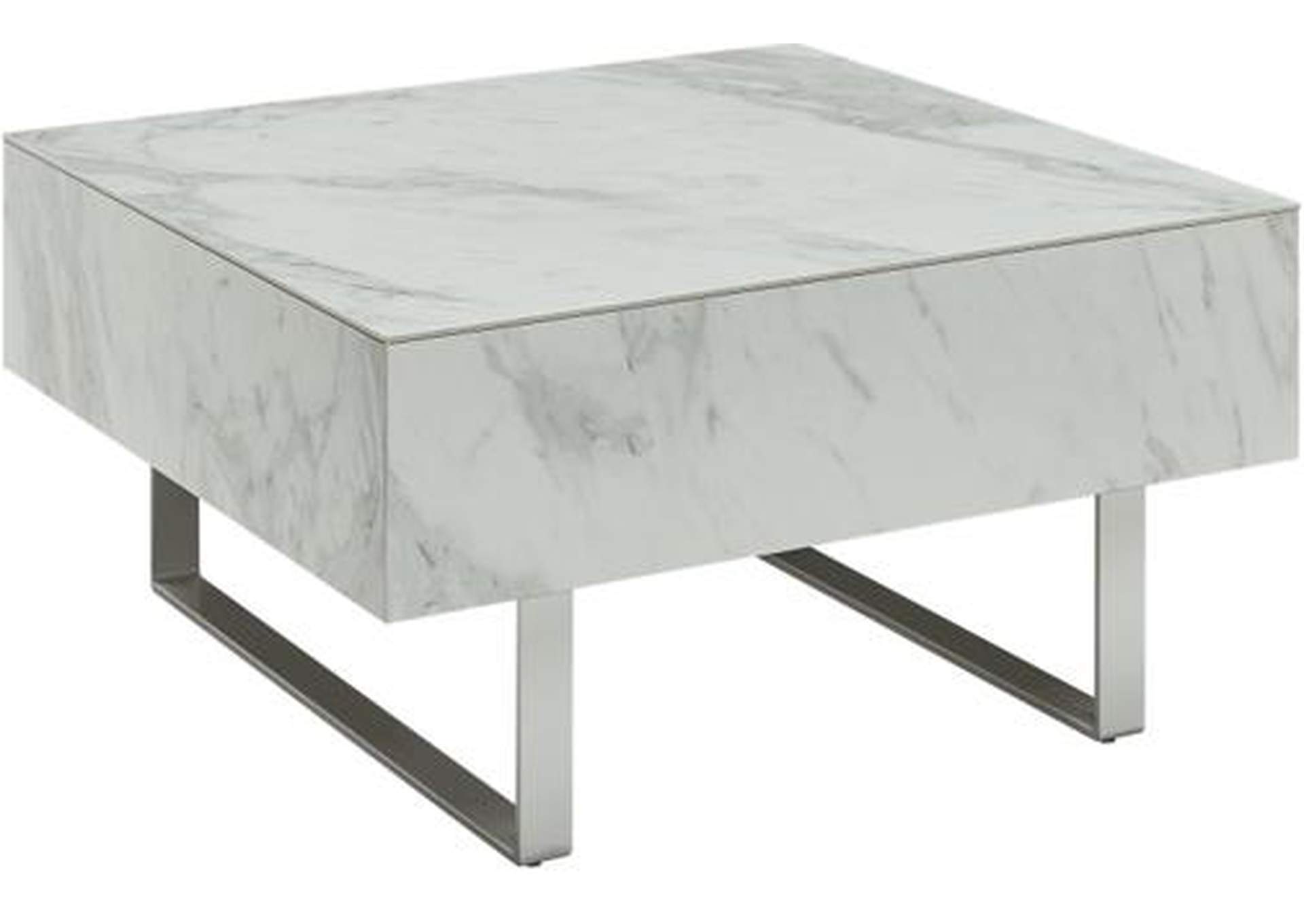 1498 White marble Coffee Table image 1