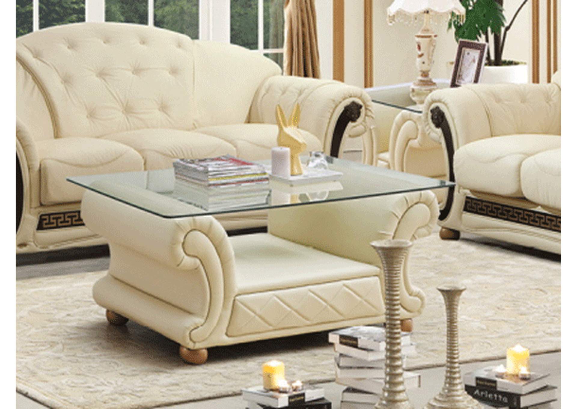 Apolo Ivory Coffee Table SET image 3