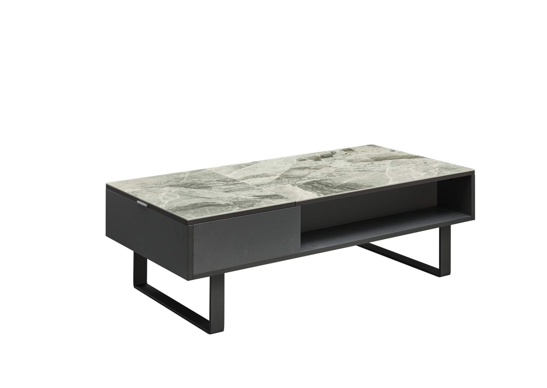 1388 Coffee Table with Storage Grey SET image 5