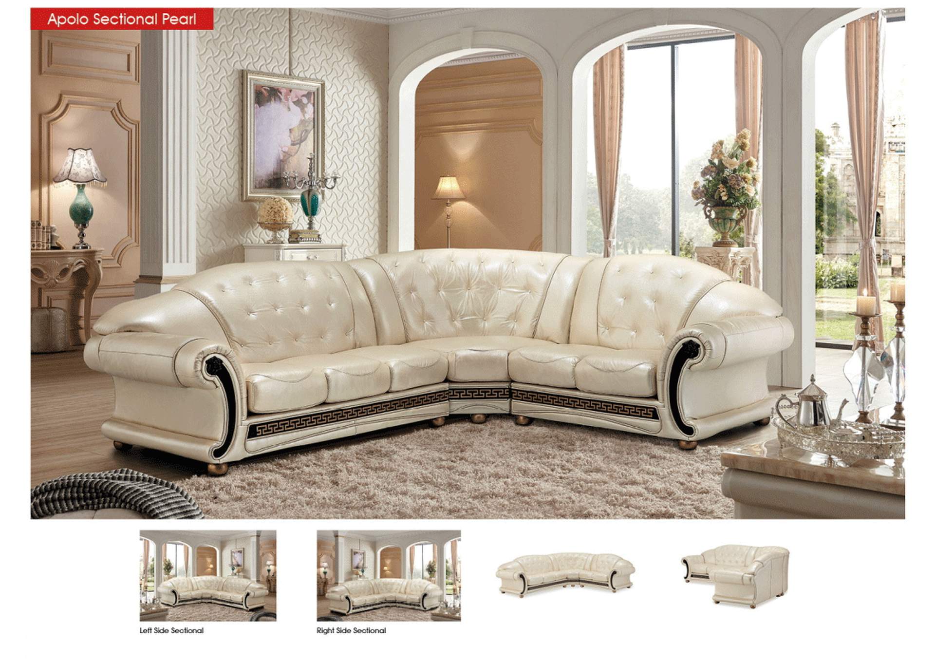Apolo Sectional Pearl SET image 4