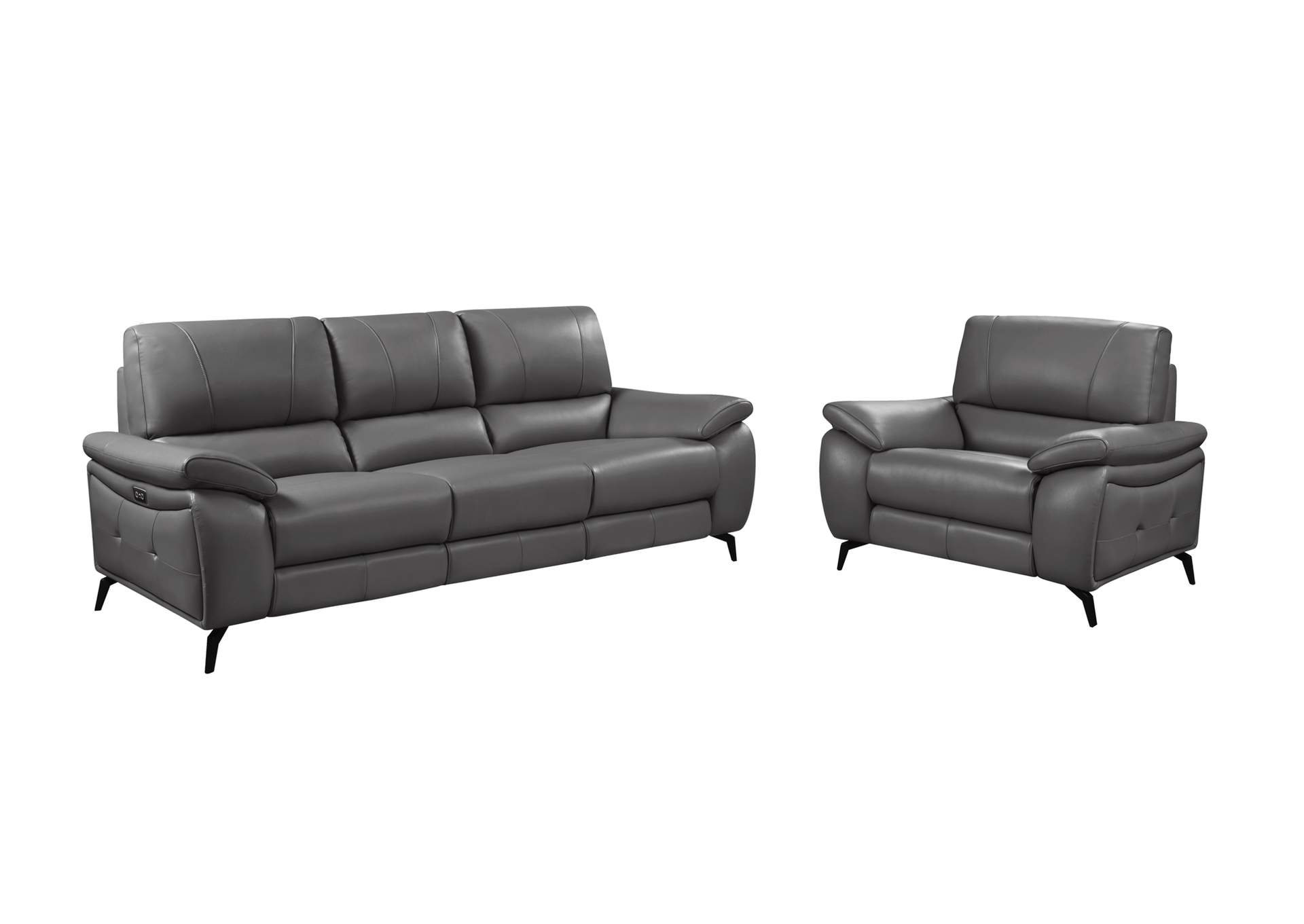2934 Dark Grey with Electric Recliners SET image 4