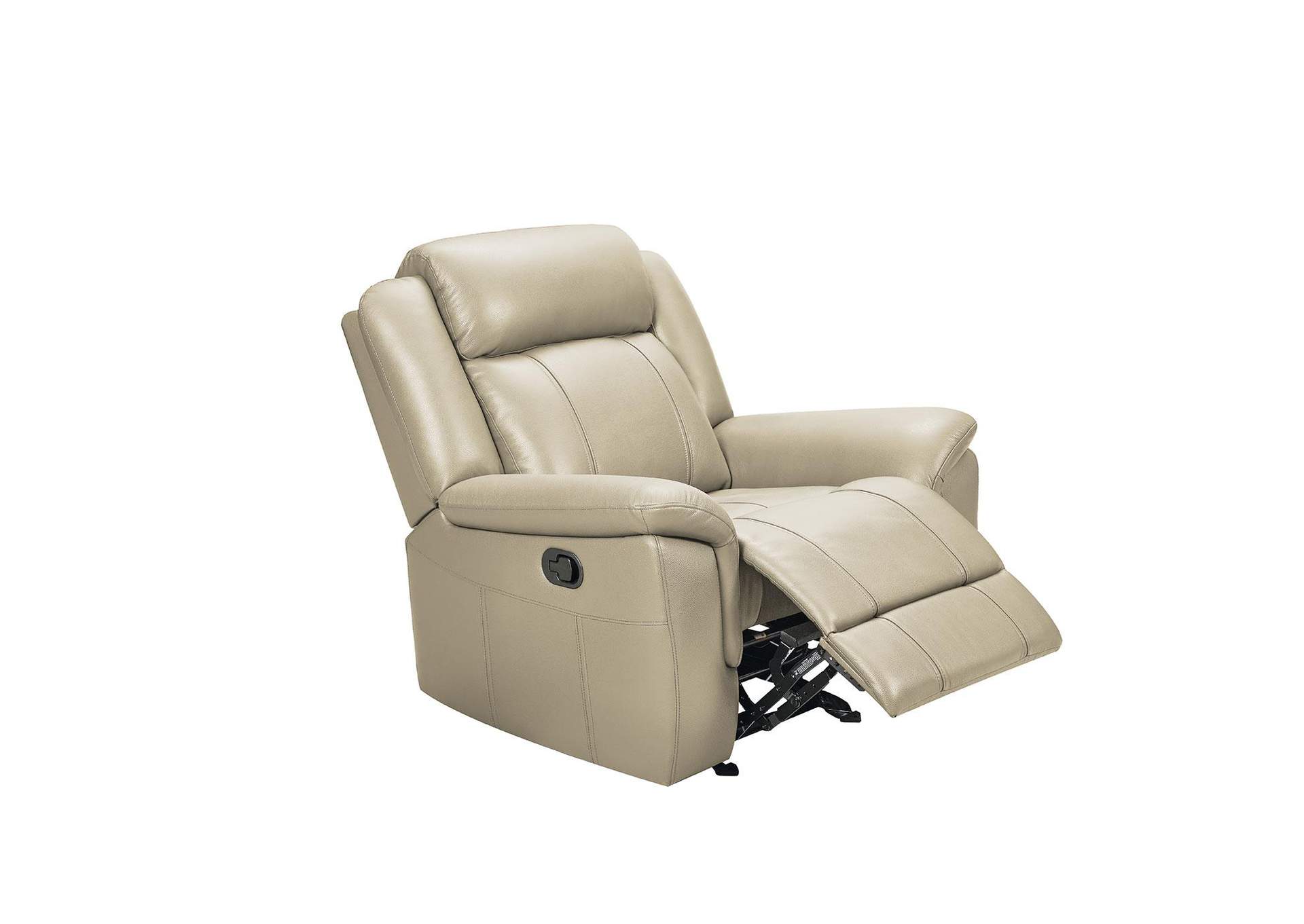 9015 Cream Chair w/ manual recliner image 1