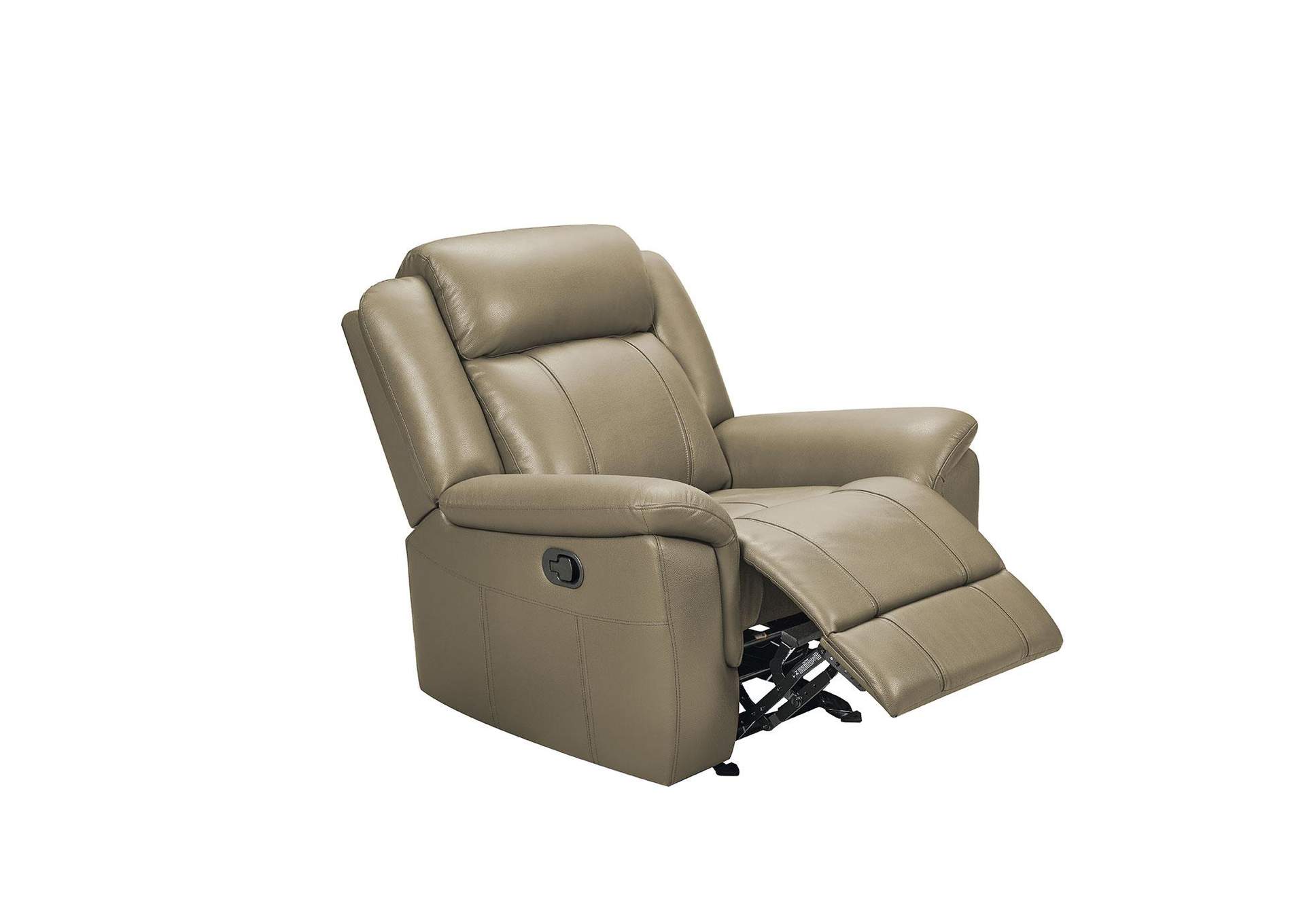 9015 Taupe Chair w/ manual recliner image 1