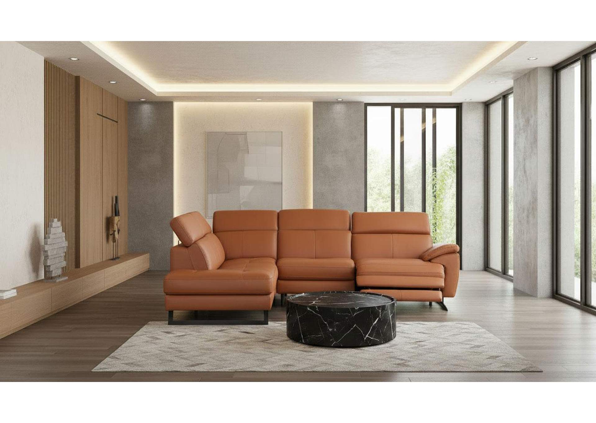 Gea Left Sectional w/ recliner image 1