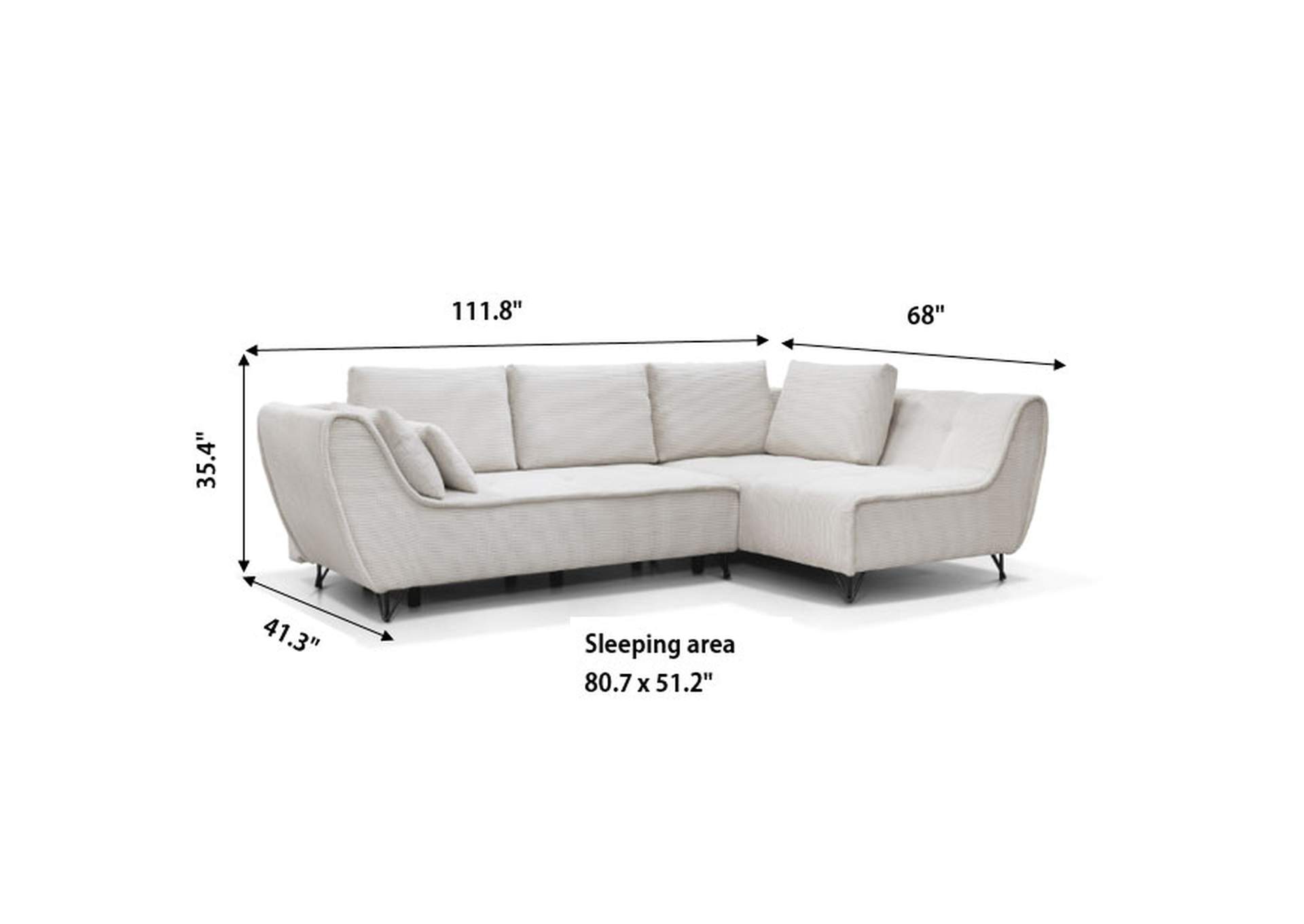 Cocoli Sectional with Bed SET image 3