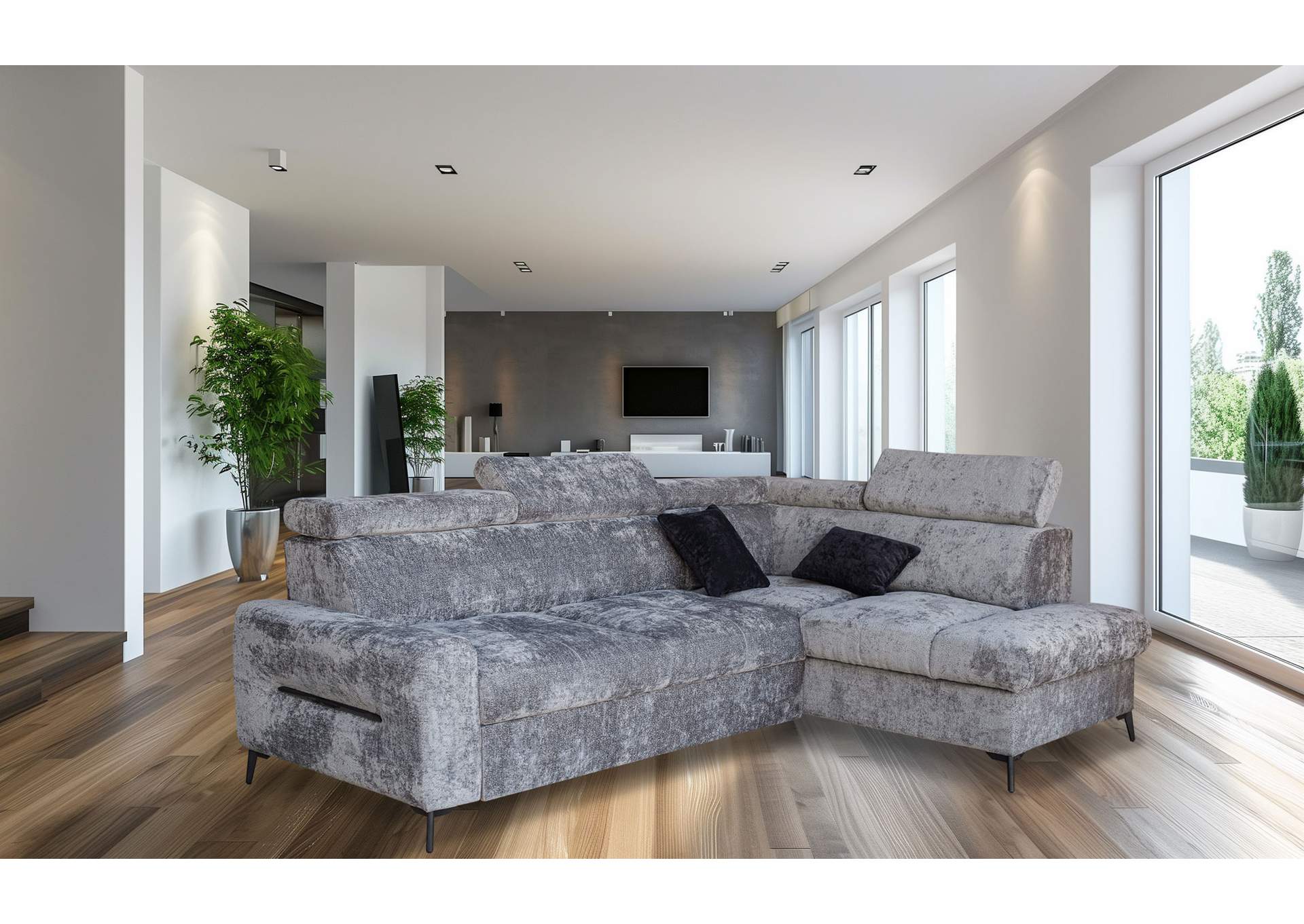 Daytona Sectional with Bed & Storage SET image 1