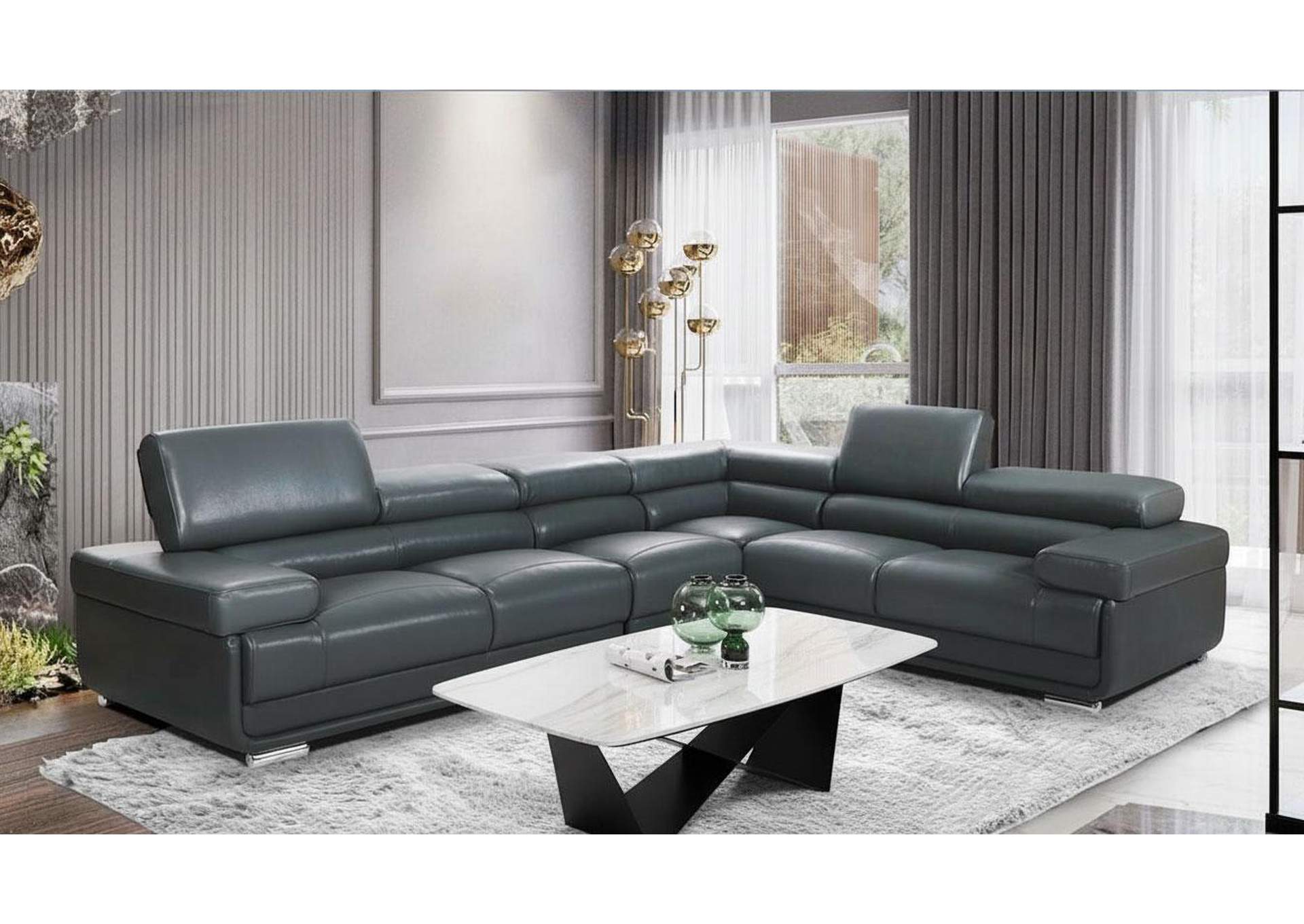 2119 Sectional â€“ Dark Grey image 1