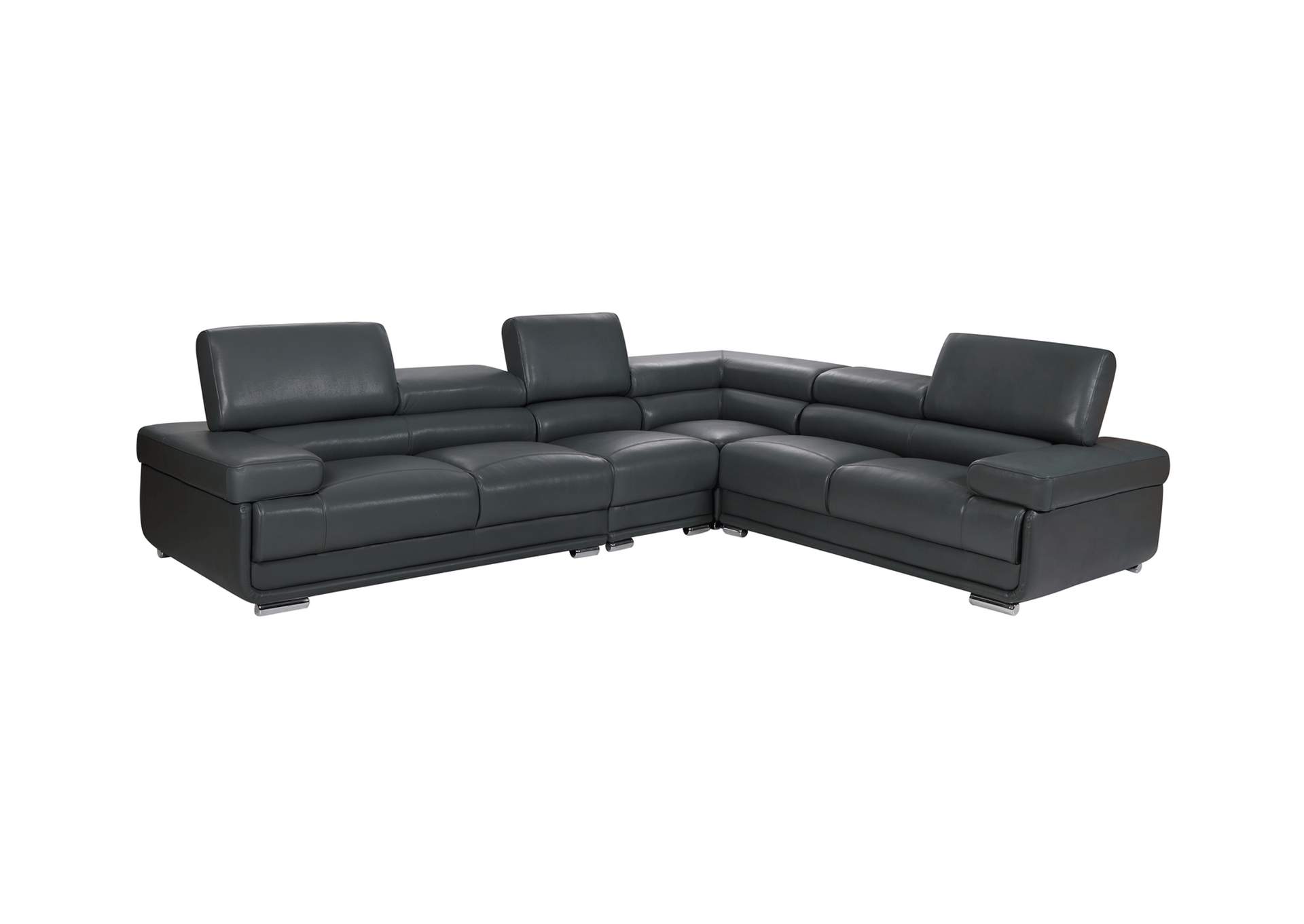 2119 Sectional Dark Grey SET image 3