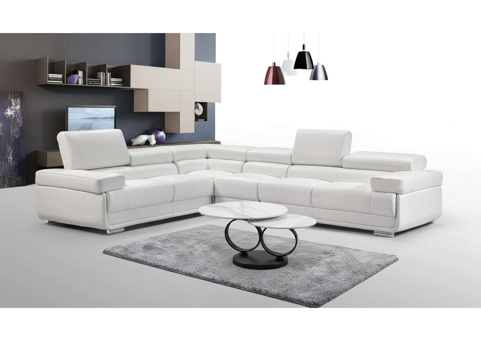 2119 Sectional - White image 1