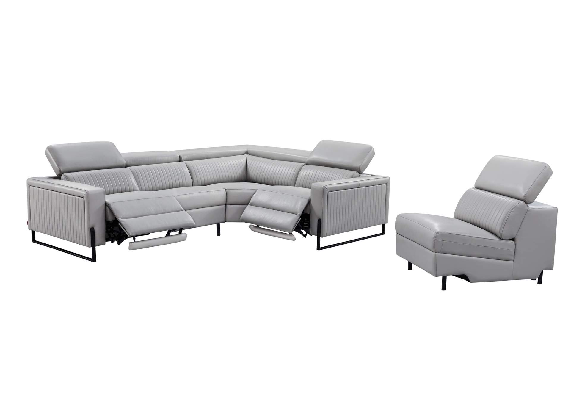 2787 Sectional with Recliners SET image 1
