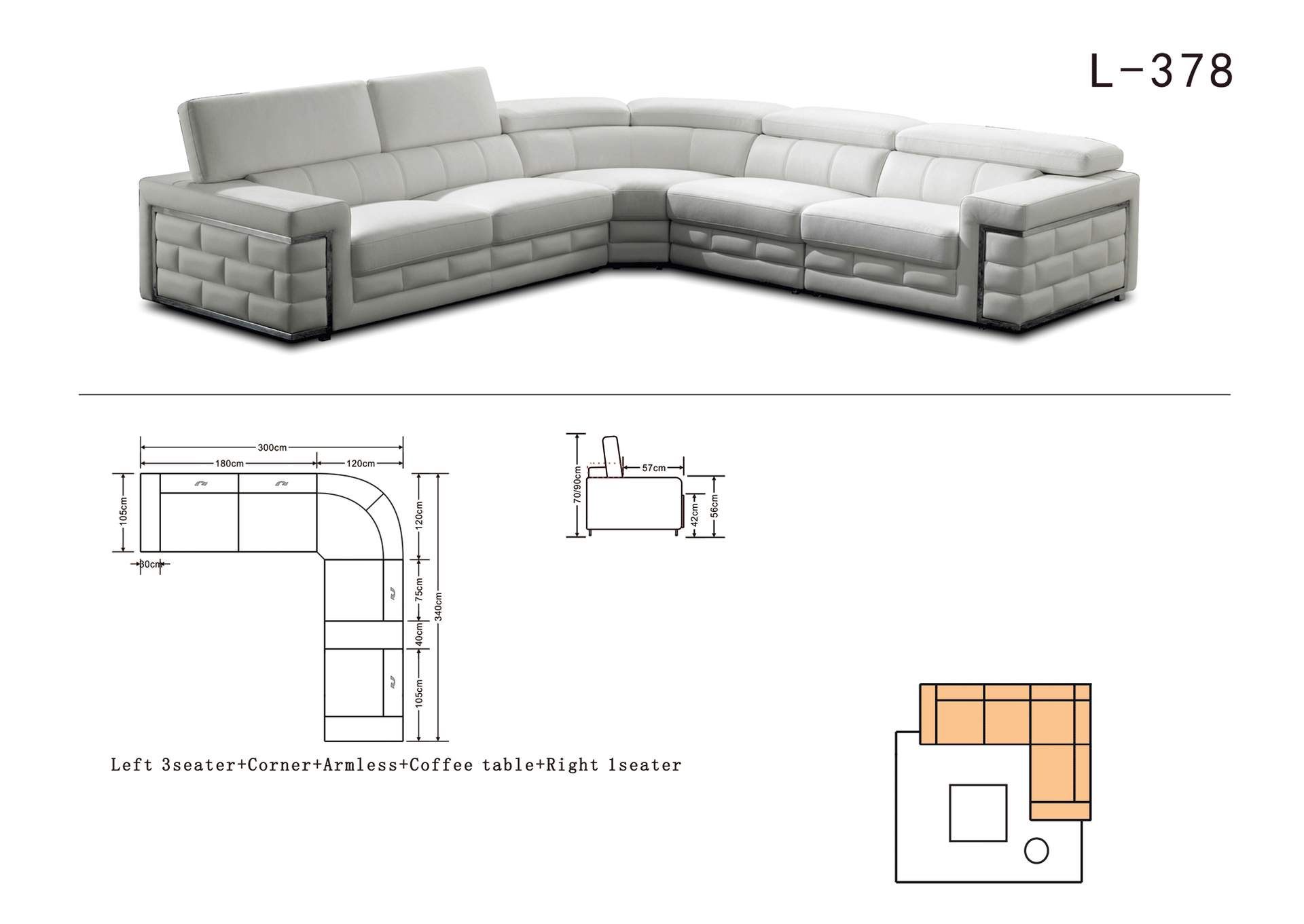 378 Sectional SET image 3