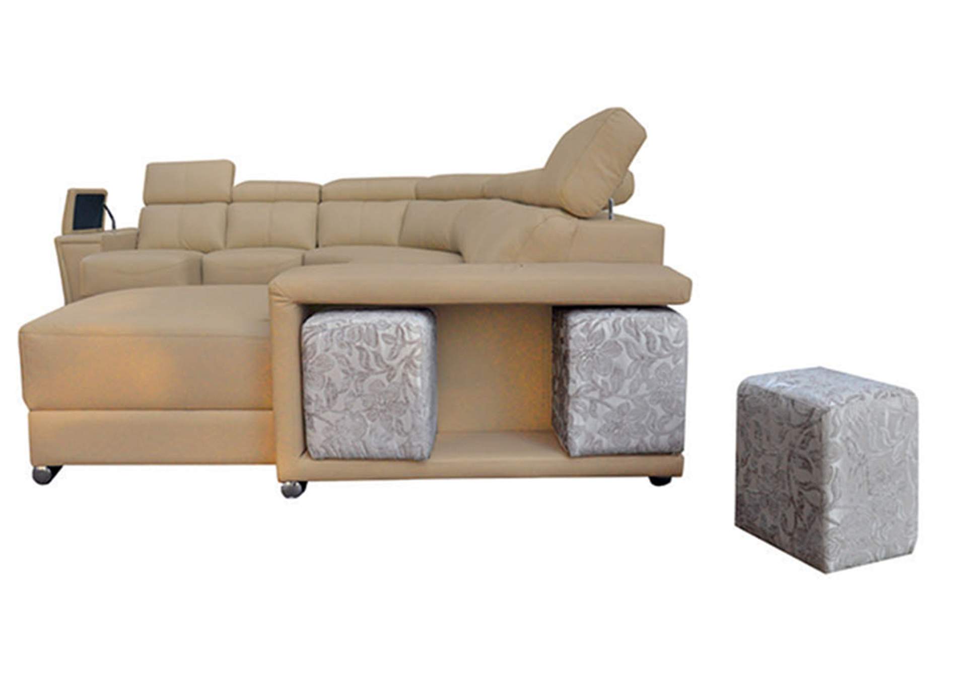 8312 Sectional with Sliding Seats SET image 5
