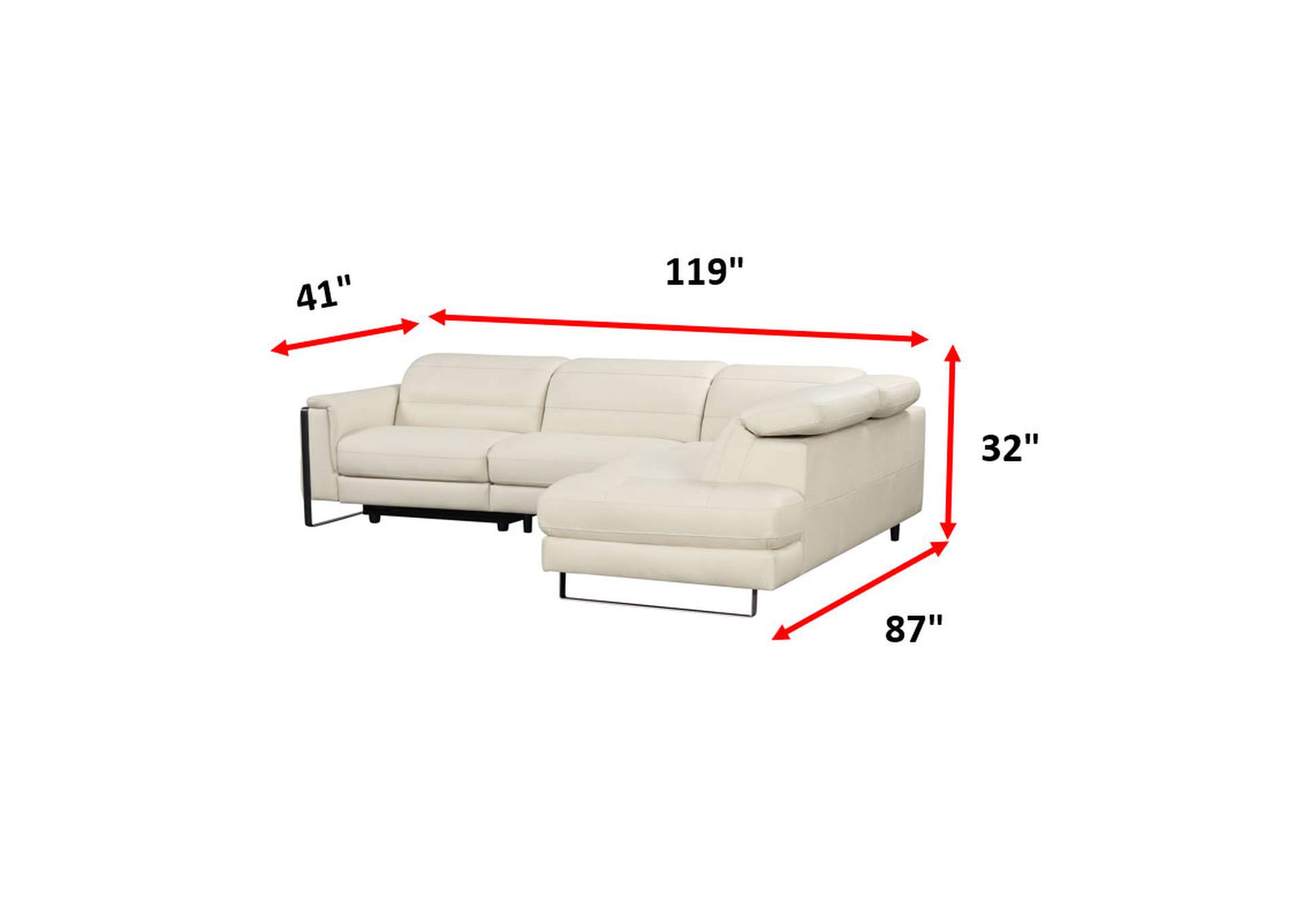Eminence Sectional with Recliner SET image 3