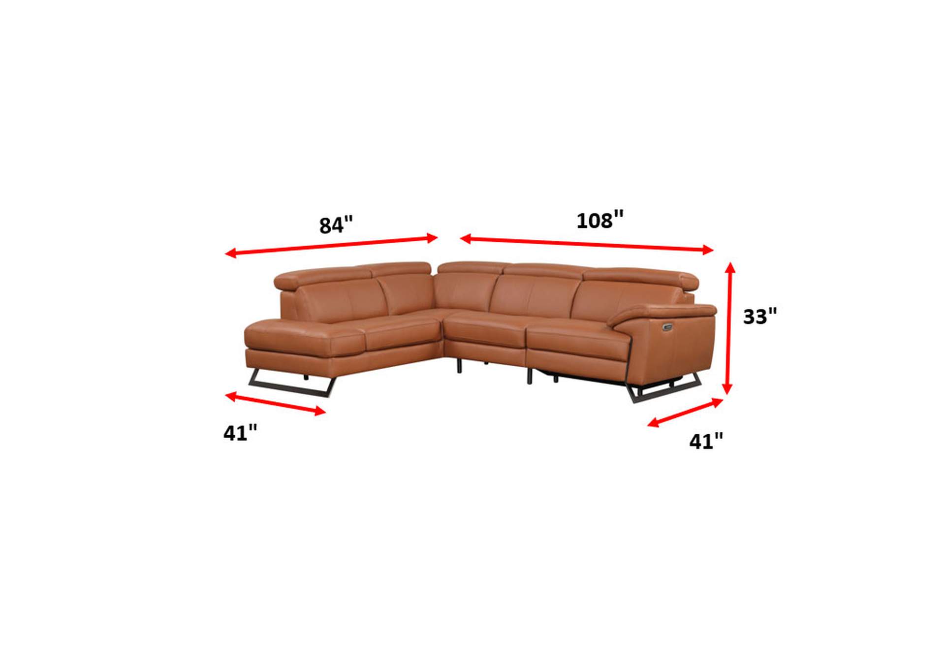 Gea Sectional with Recliner SET image 3