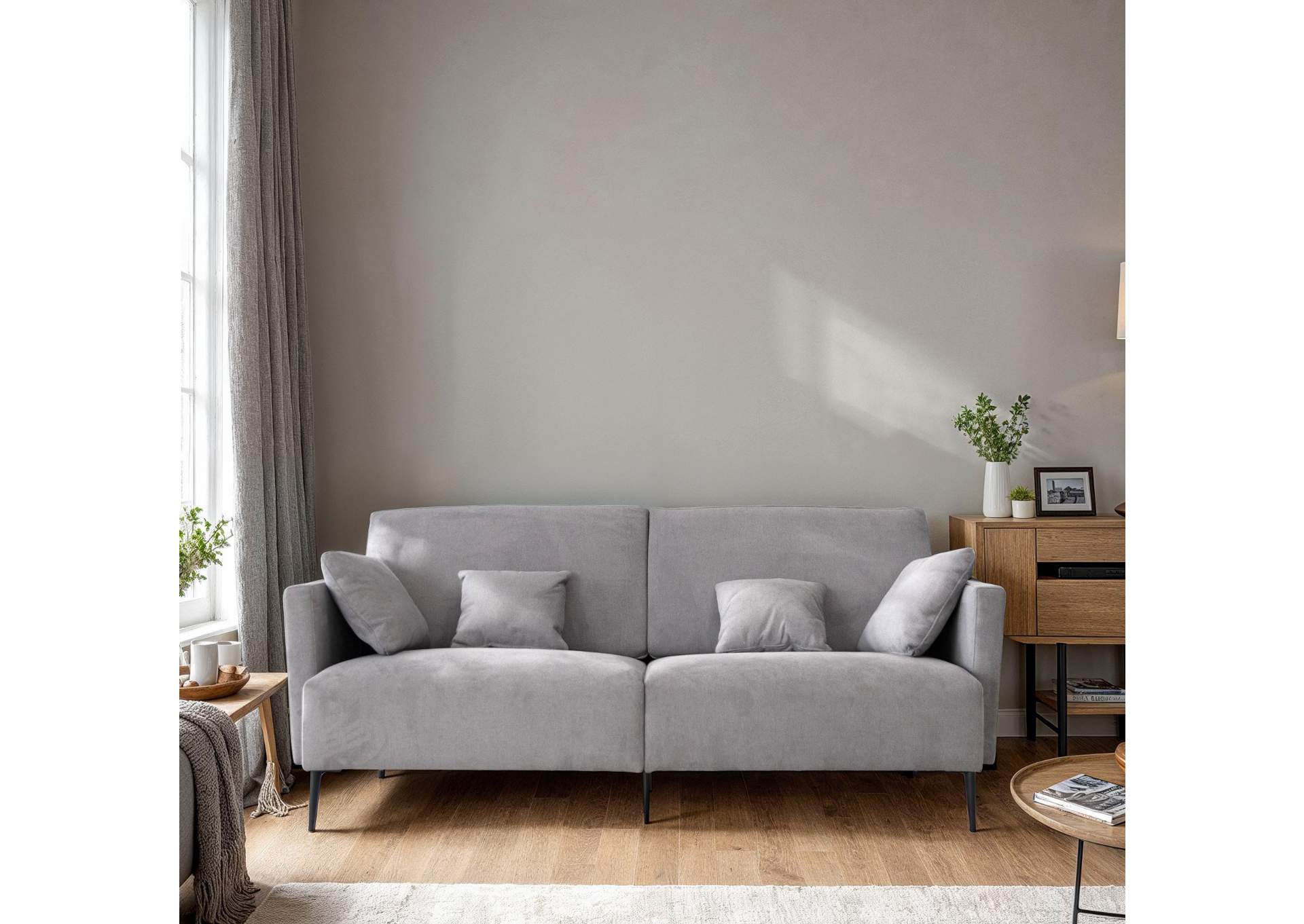 Monroe Grey Living Room SET image 6