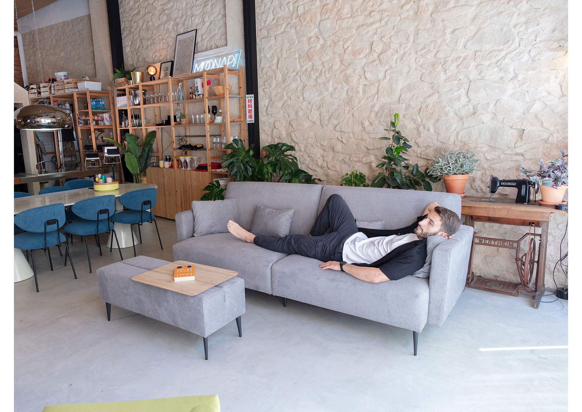 Monroe Grey Living Room SET image 11