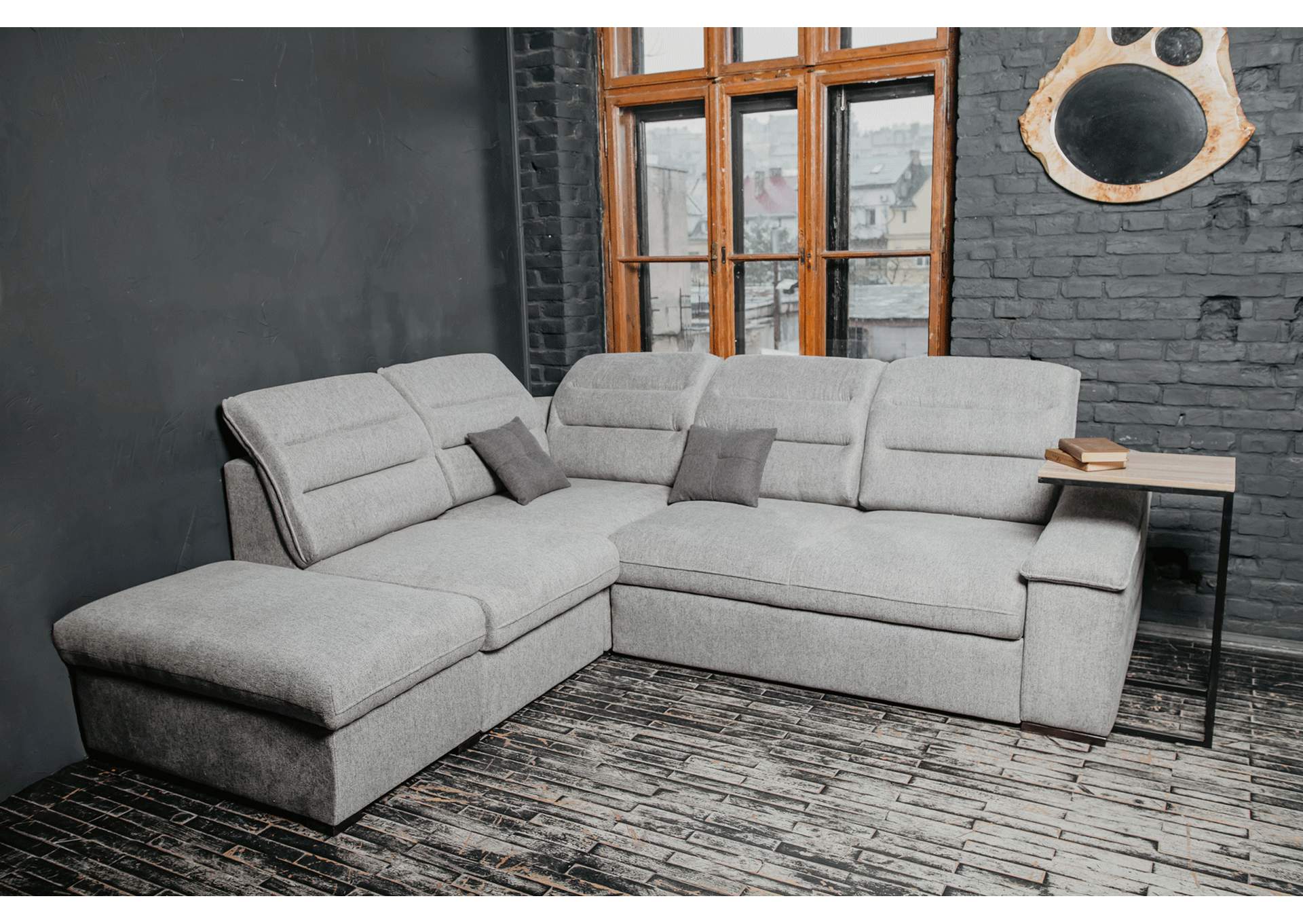 Oliver Sectional with Bed And Storage SET image 4