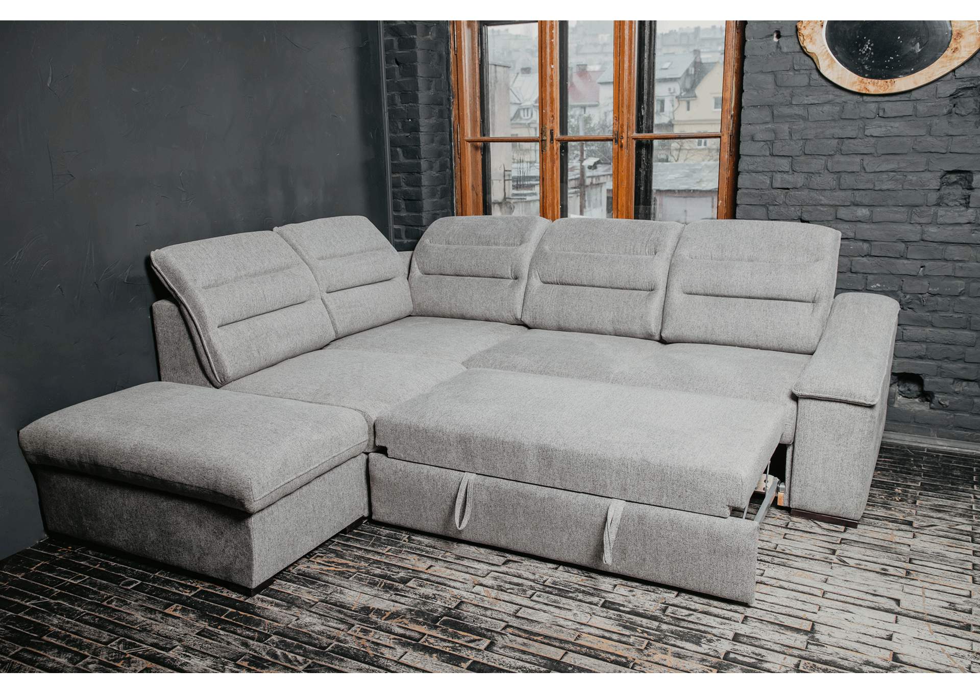 Oliver Sectional with Bed And Storage SET image 8