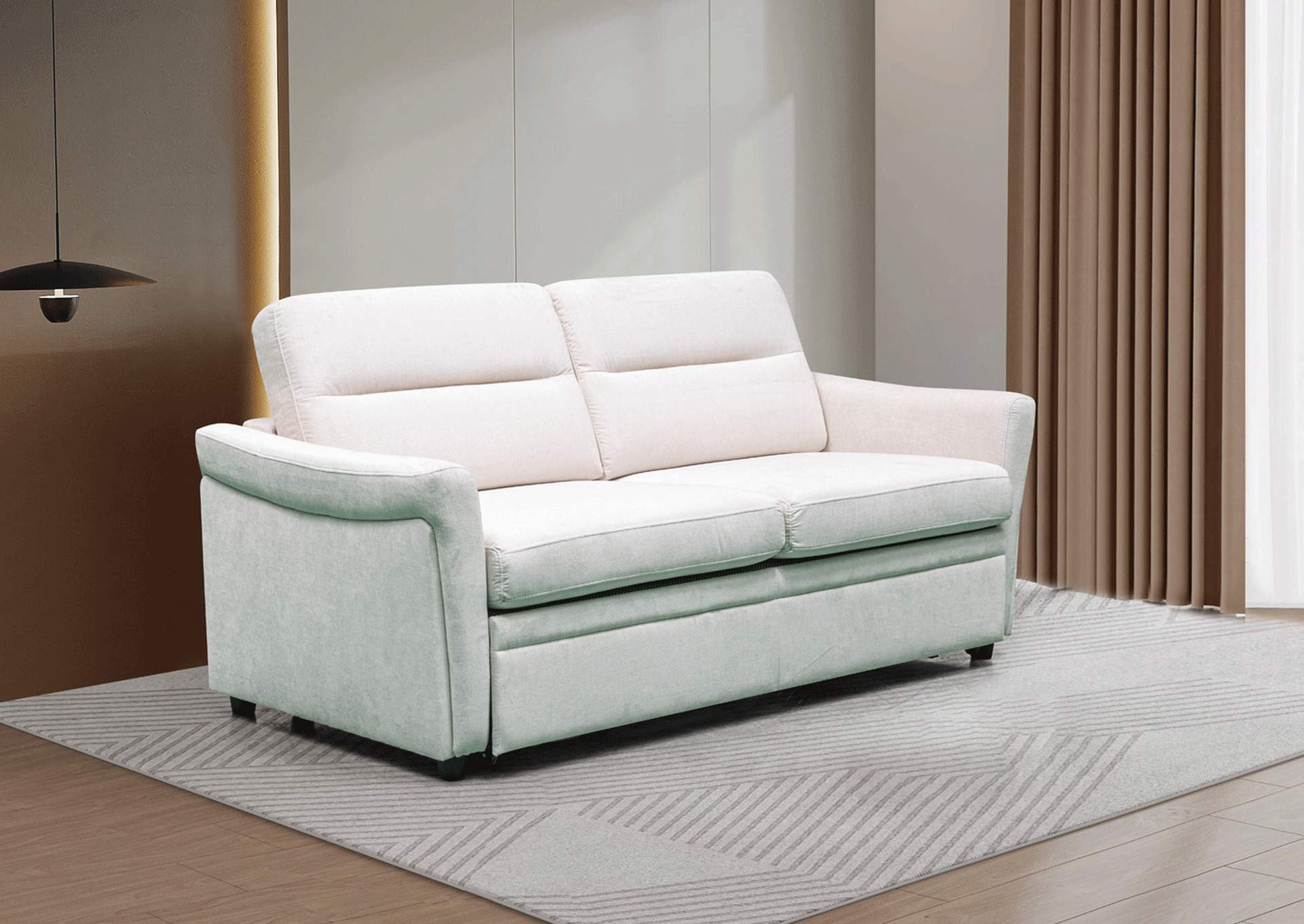 Sh261 Sofa Bed Beige SET image 1