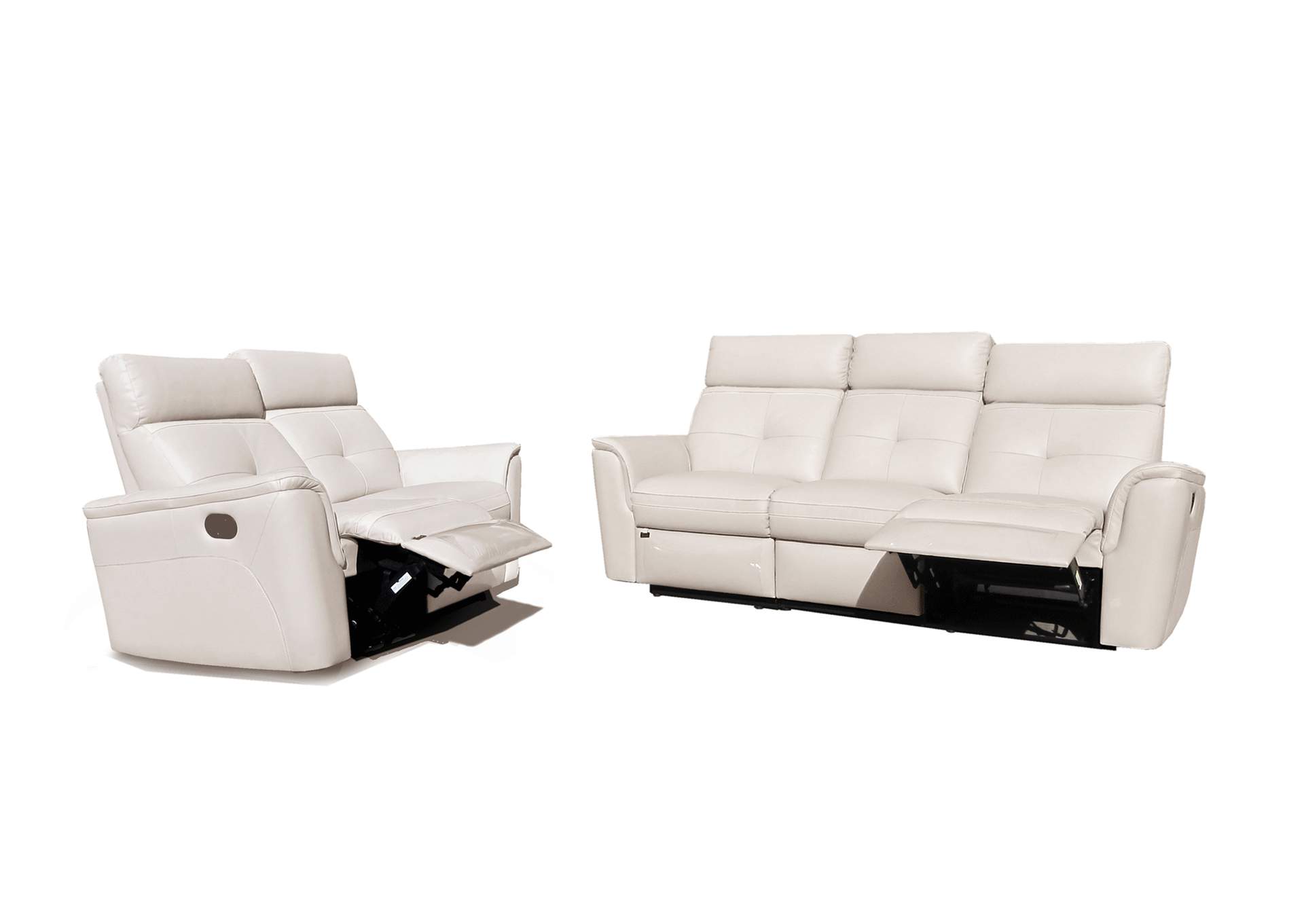 8501 White with Manual Recliners SET image 6