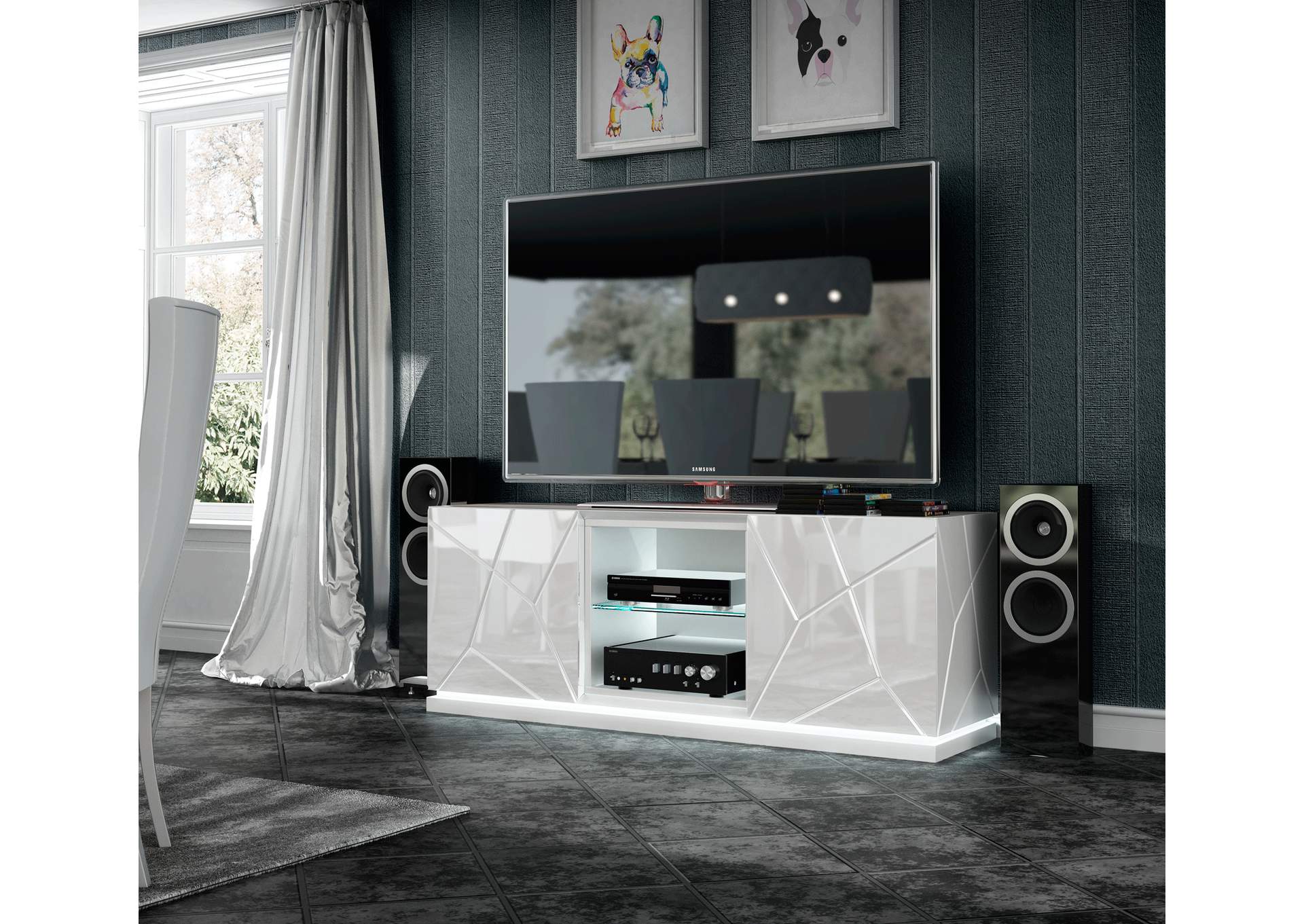 Kiu Tv Base with Light SET image 4